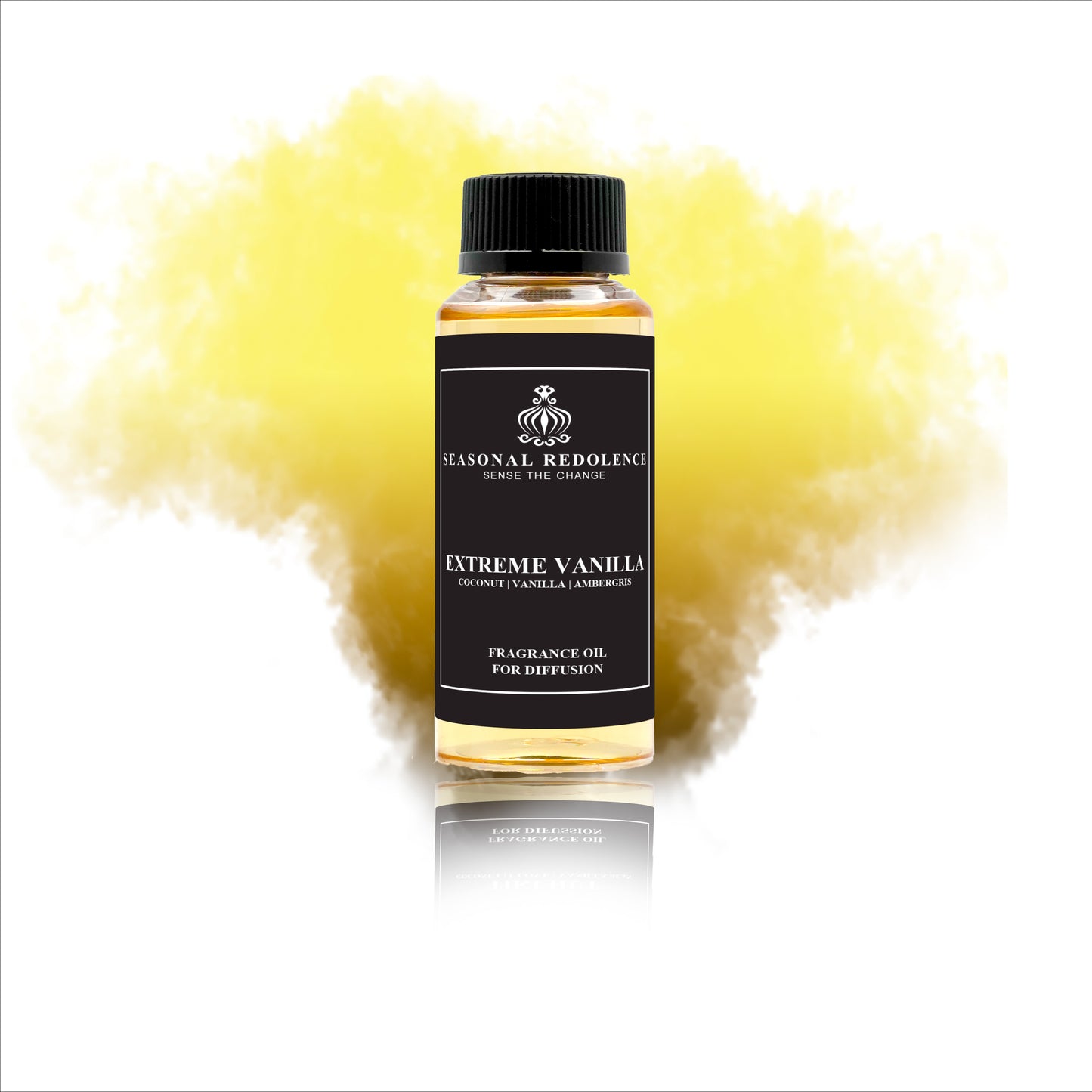 Extreme Vanilla opens with creamy coconut and rich milk notes, creating a smooth and inviting introduction. The heart centers on pure vanilla, enhancing the fragrance’s warm and luxurious character. A base of ambergris and musk adds depth and sensuality, leaving a sophisticated and lasting impression. This elegant scent perfectly balances gourmand sweetness with refined warmth for a truly memorable experience.