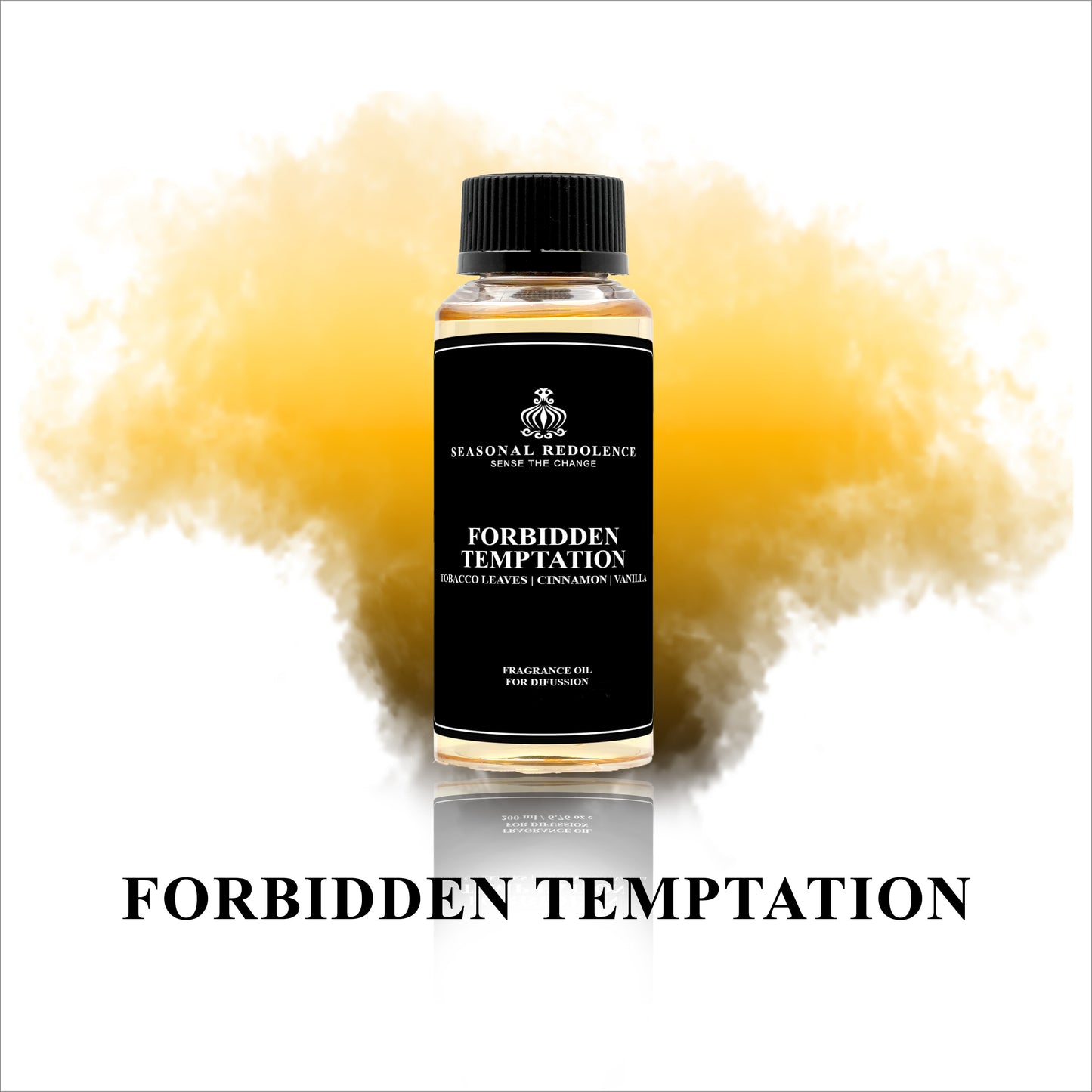 Indulge in the forbidden temptation of our luxury fragrance diffuser oil. Let the rich and sophisticated blend of tobacco leaves and bergamot stimulate your senses. As the middle notes of ginger, clove, and cinnamon awaken your desires, surrender to the decadent base of vanilla, amber, and tonka. Elevate your space with this exclusive and alluring scent.