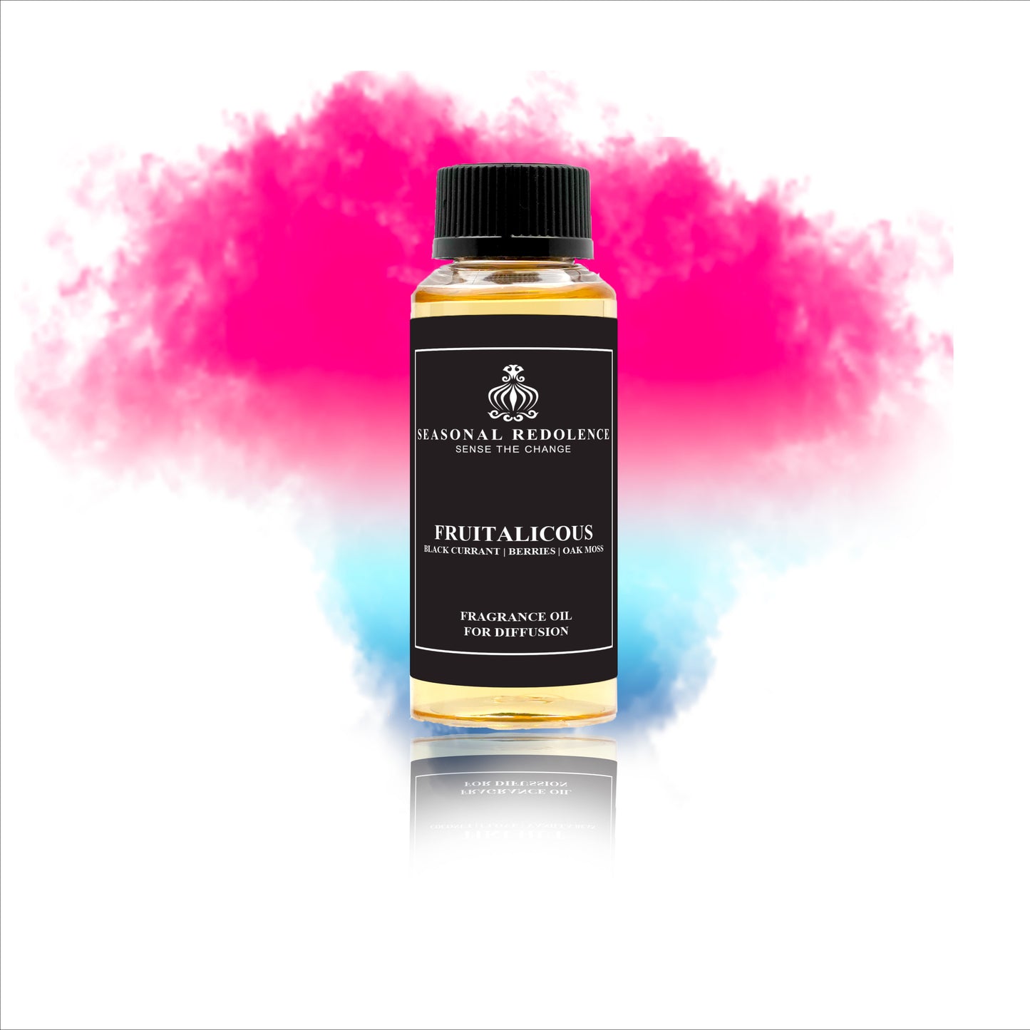 Fruitalicious opens with vibrant black currant and fresh green leaves, offering a crisp and lively introduction. The heart reveals a rich blend of ripe berries and delicate Bulgarian roses, adding depth and floral elegance. Anchored by a base of oak moss and musk, this fragrance delivers a sophisticated balance of fruity brightness and earthy warmth, perfect for a refined and captivating presence.