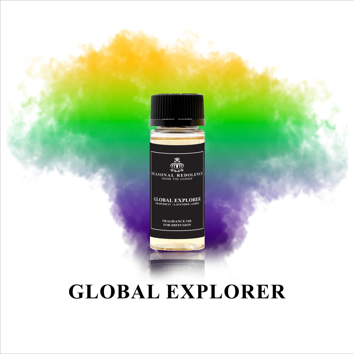 Indulge in the luxurious scent of Global Explorer, where top notes of grapefruit and mint mingle with middle notes of lavender and jasmine. The base notes of amber, musk, and vanilla create a perfect balance, evoking a sense of sophistication and mystery. Set out on a journey with this exquisite fragrance.