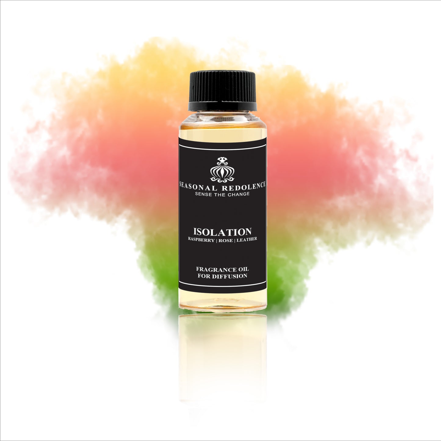 ISOLATION opens with a rich blend of raspberry, sandalwood, rose, and saffron, creating a bold and luxurious introduction. At its heart, rose, sandalwood, incense, and resin intertwine to reveal a deep and captivating complexity. The fragrance settles into a powerful base of leather, sandalwood, frankincense resin, and musk, delivering a sophisticated and enduring finish that exudes confidence and elegance.