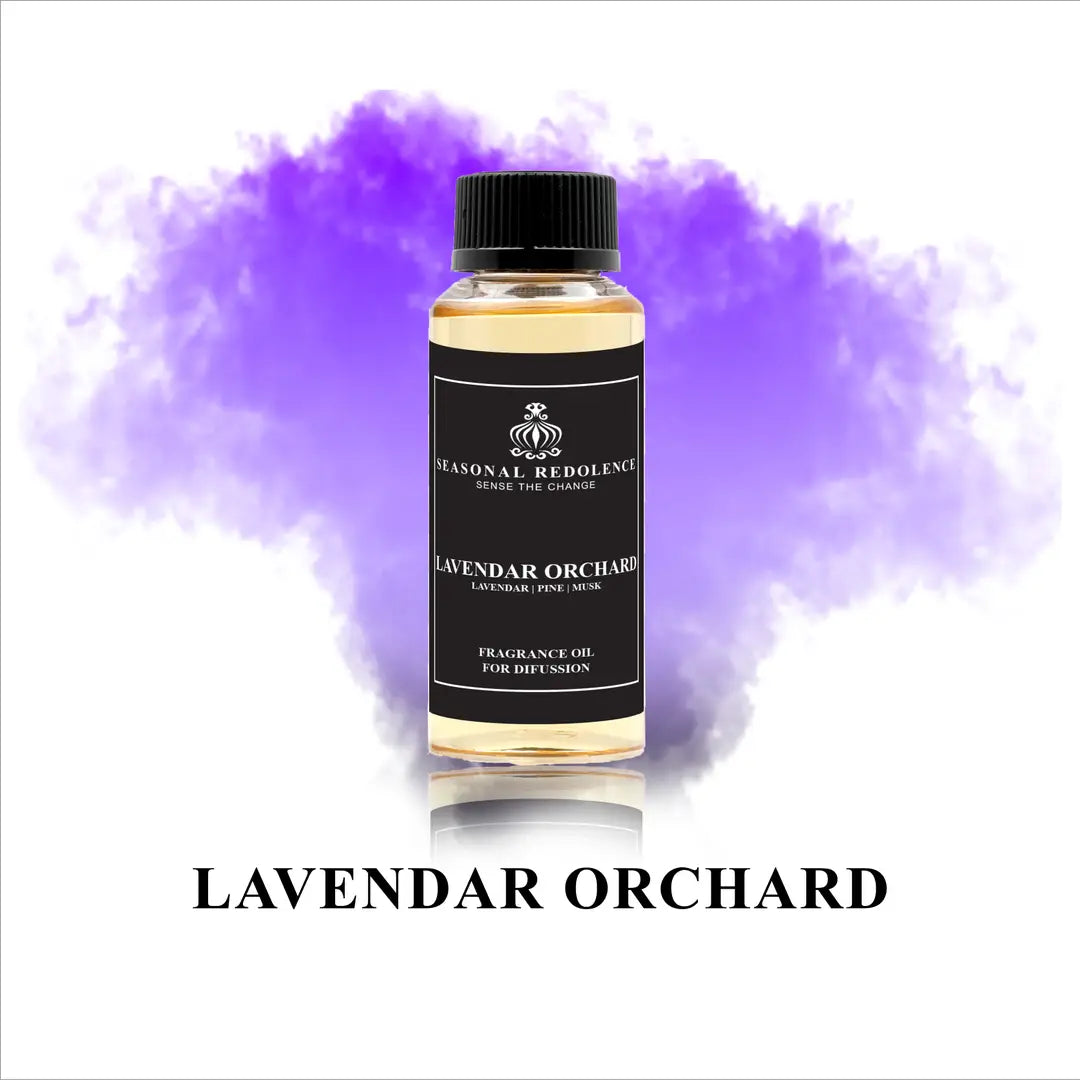 Discover the refined elegance of our Lavender Orchard Luxury Home Diffuser Scent Oil. This sophisticated fragrance opens with bright citrus notes of lemon and orange, softened by calming lavender. The heart reveals a harmonious blend of pine and delicate florals, grounded by the warmth of tonka bean. Base notes of creamy vanilla, rich caramel, and sensual musk create a luxurious finish that lingers gracefully throughout your space. Perfect for elevating any room with understated refinement.