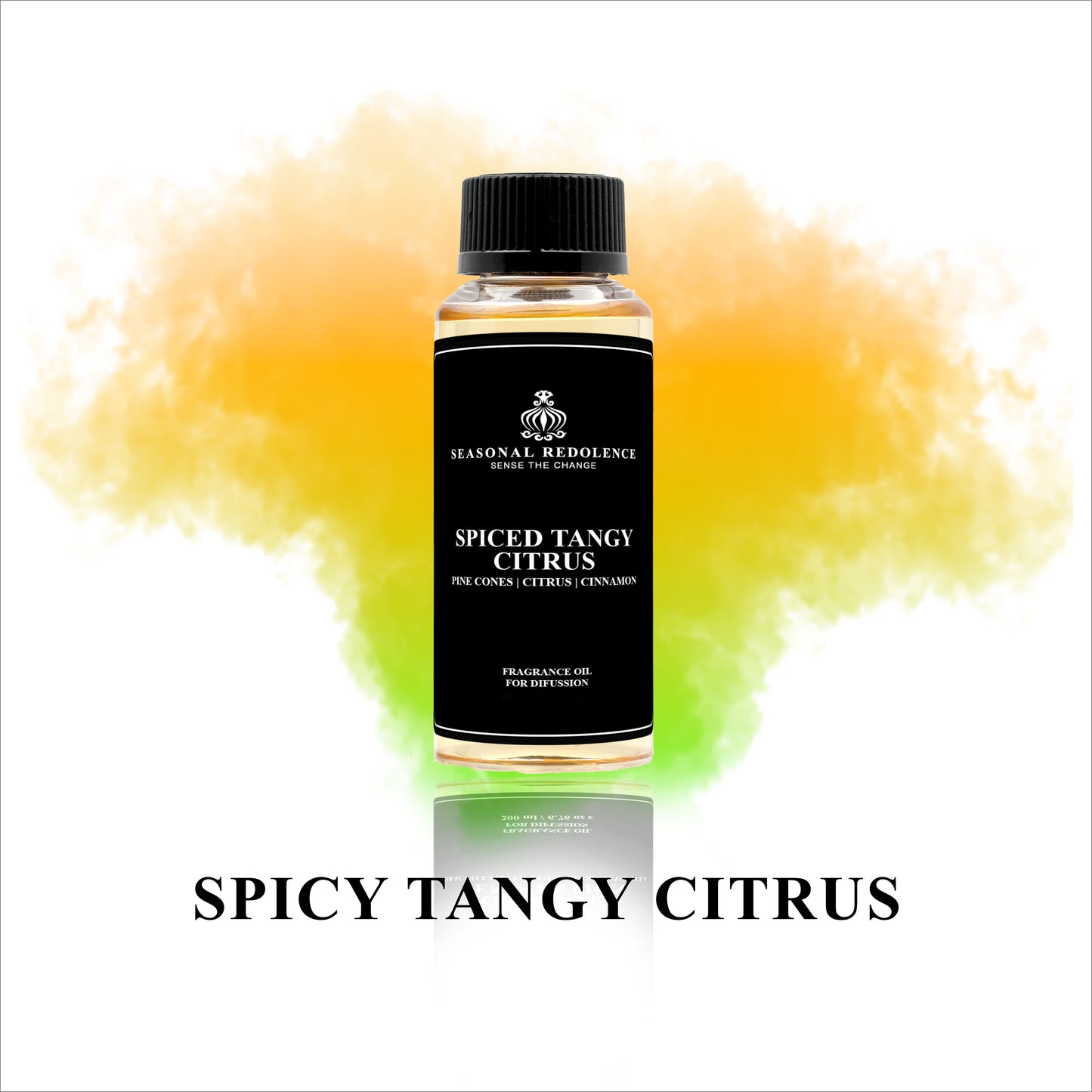 Transform your home into a luxurious oasis with our Spiced Tangy Citrus Luxury Fragrance Diffuser Oil. Pinecones and citrus top notes are blended with cinnamon and aldehyde middle notes, creating a warm and inviting atmosphere. Finished with vanilla and musk base notes for a long-lasting, indulgent scent.