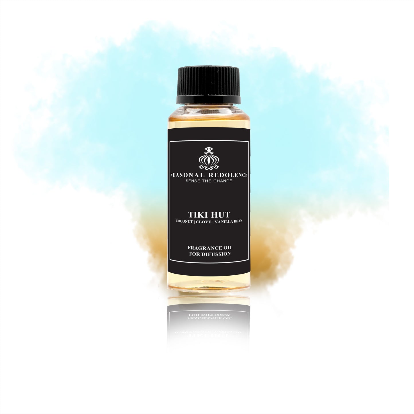 Tiki Hut captures the essence of a tropical escape with fresh coconut leaves at the top, evoking a serene island breeze. The heart blends creamy coconut and warm clove, adding a rich, exotic warmth. A smooth vanilla bean base rounds out the fragrance, offering a sophisticated and comforting finish. This refined scent transports you to a tranquil paradise with its elegant balance of tropical freshness and subtle spice.