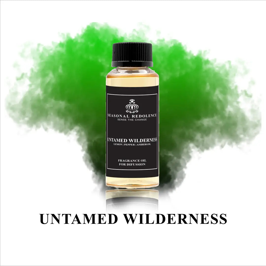 Untamed Wilderness captures the essence of raw elegance with a bold aromatic journey. Opening with bright lemon and pepper notes, the composition unfolds into a captivating heart of lavender, vetiver, and patchouli, enriched with geranium and olive balm for depth. The sophisticated base of ambergris and cedar wood creates a lasting impression that lingers throughout your space.