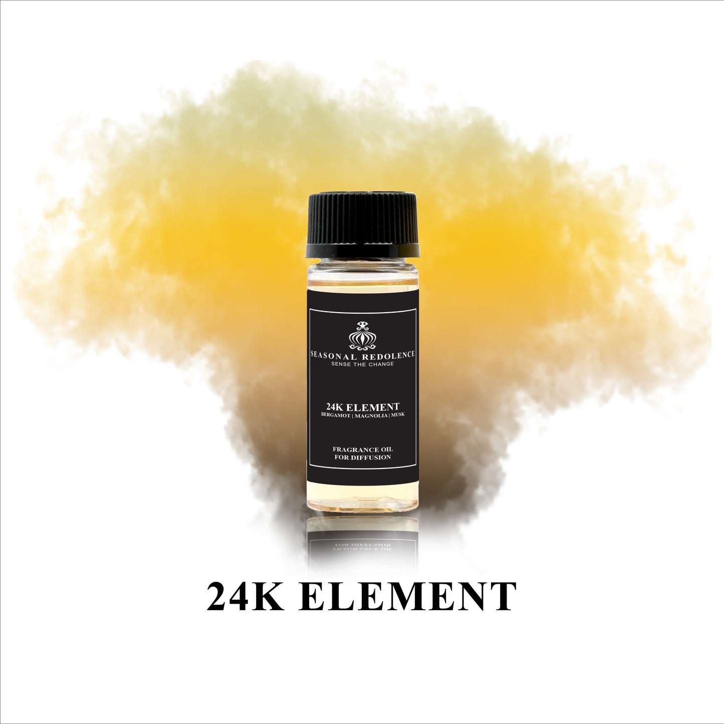 Experience luxury and sophistication with 24K Element. A unique blend of bergamot, lemon, lemongrass, magnolia, jasmine, lily, and a base of koa wood and musk. Surround yourself in the delicate and fresh scents of this premium fragrance. Elevate your senses and indulge in the art of perfumery.