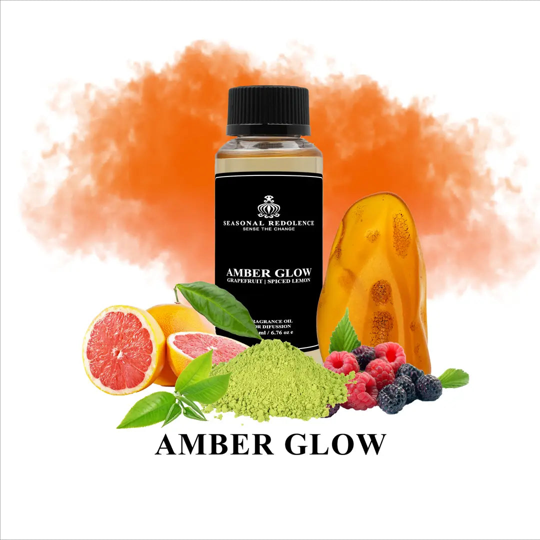 Amber Glow Luxury Home Oil Diffuser Scent