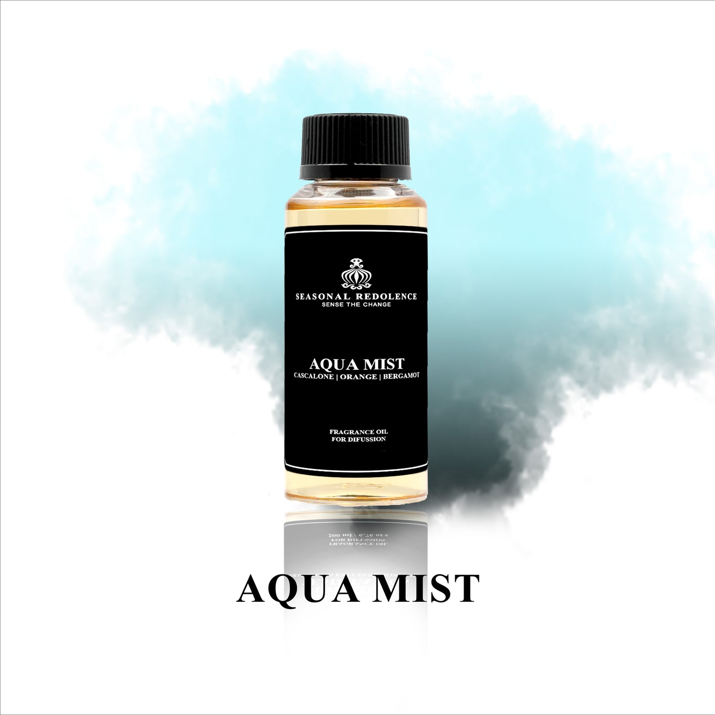 Aqua Mist Luxury Fragrance Diffuser Oil opens with a luminous blend of cascalone, orange, and bergamot that evokes the freshness of coastal air. The heart reveals a vibrant interplay of watermelon, orange, and star fruit, creating an unexpectedly fruity elegance. A sophisticated ambergris base provides warmth and lasting depth, anchoring the composition with refined sensuality. 