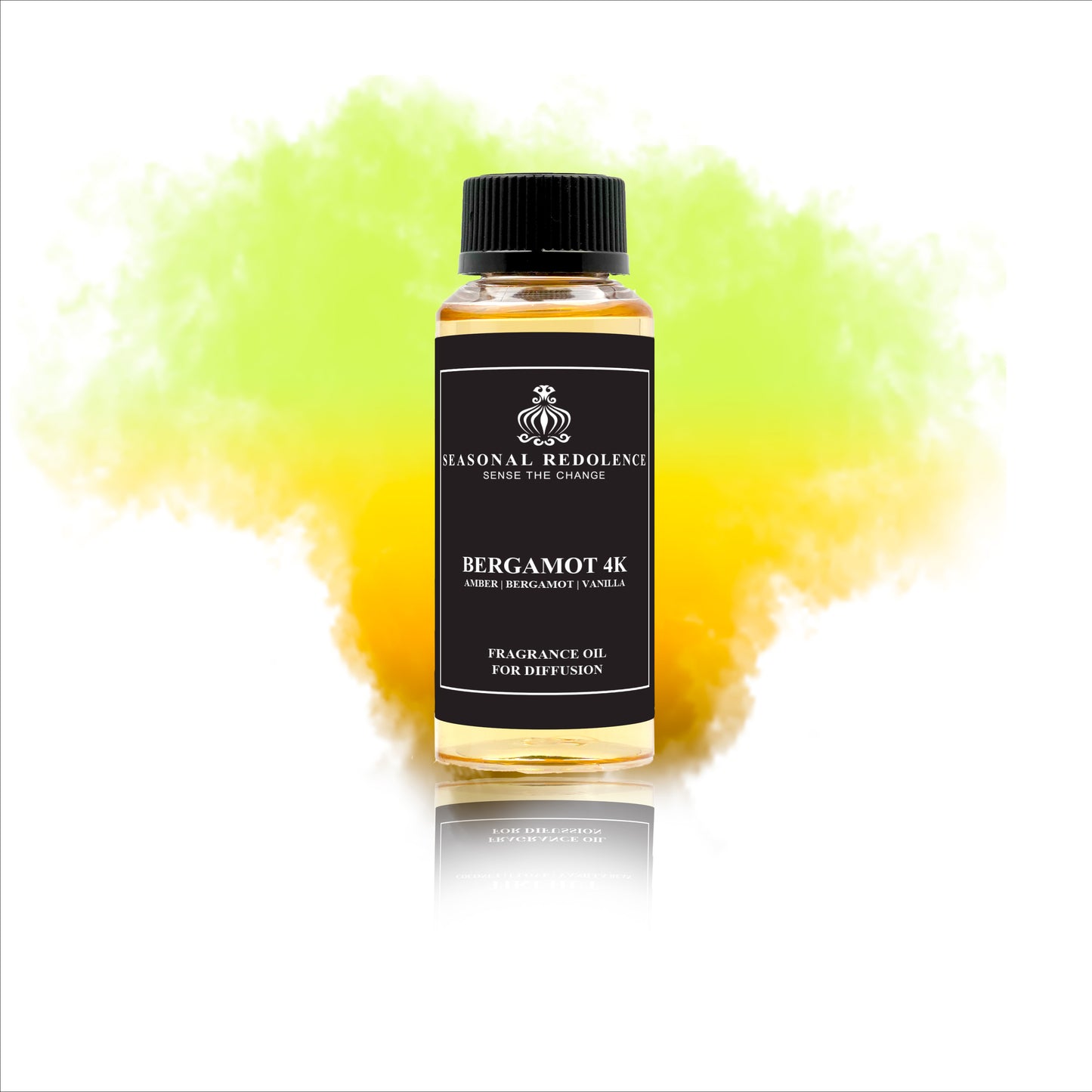 Bergamot 4K opens with a vibrant blend of amber, musk, and grapefruit, delivering a fresh yet warm introduction. The heart combines earthy vetiver, bitter orange leaves, and bright bergamot, creating a complex and invigorating middle. A rich base of vanilla, orange blossom, and cedar provides a smooth, elegant finish. This sophisticated fragrance artfully balances citrus brightness with woody depth, perfect for a refined and memorable presence.