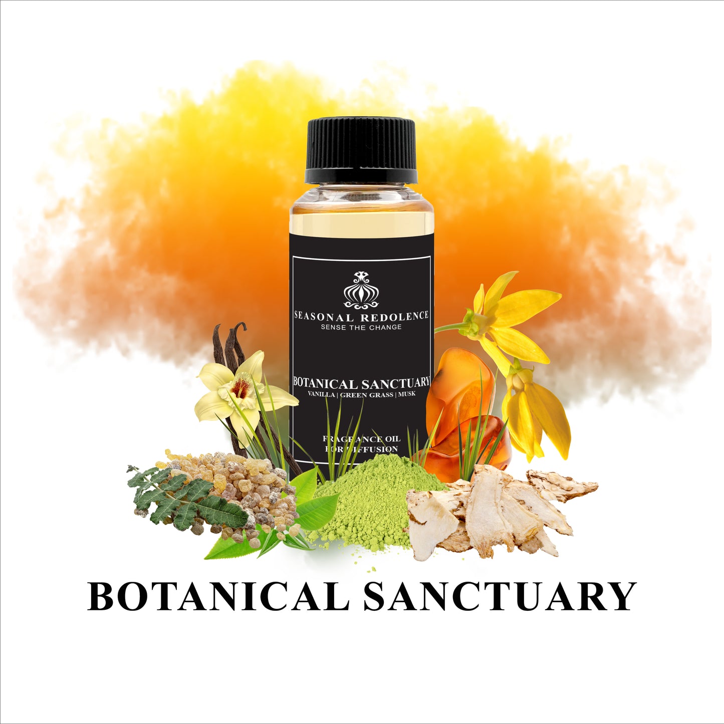 Unwind in a botanical sanctuary with notes of vanilla, ylang-ylang, green grass, leaves, frankincense, musk, and amber. This luxurious fragrance will transport you to a tranquil oasis, leaving you feeling relaxed and rejuvenated. Embrace nature's beauty and indulge in this exclusive experience.