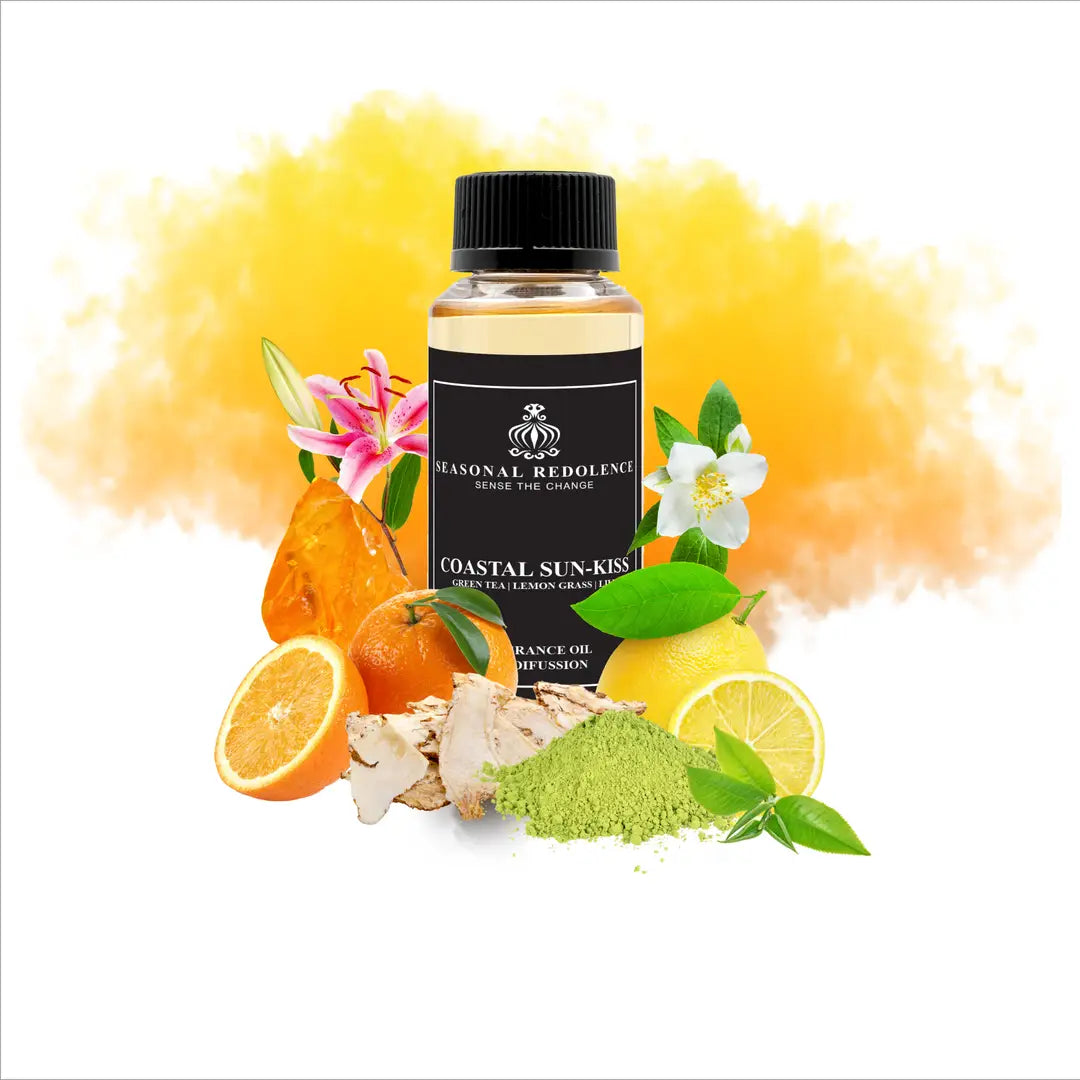 Escape to the sun-drenched shores of Miami Beach with this sophisticated fragrance. Opening with crisp green tea, bright orange, and zesty lemon, the scent evolves into a delicate heart of lemongrass and jasmine. The luxurious base of lily, amber, and musk creates a warm, sensual finish that lingers beautifully.