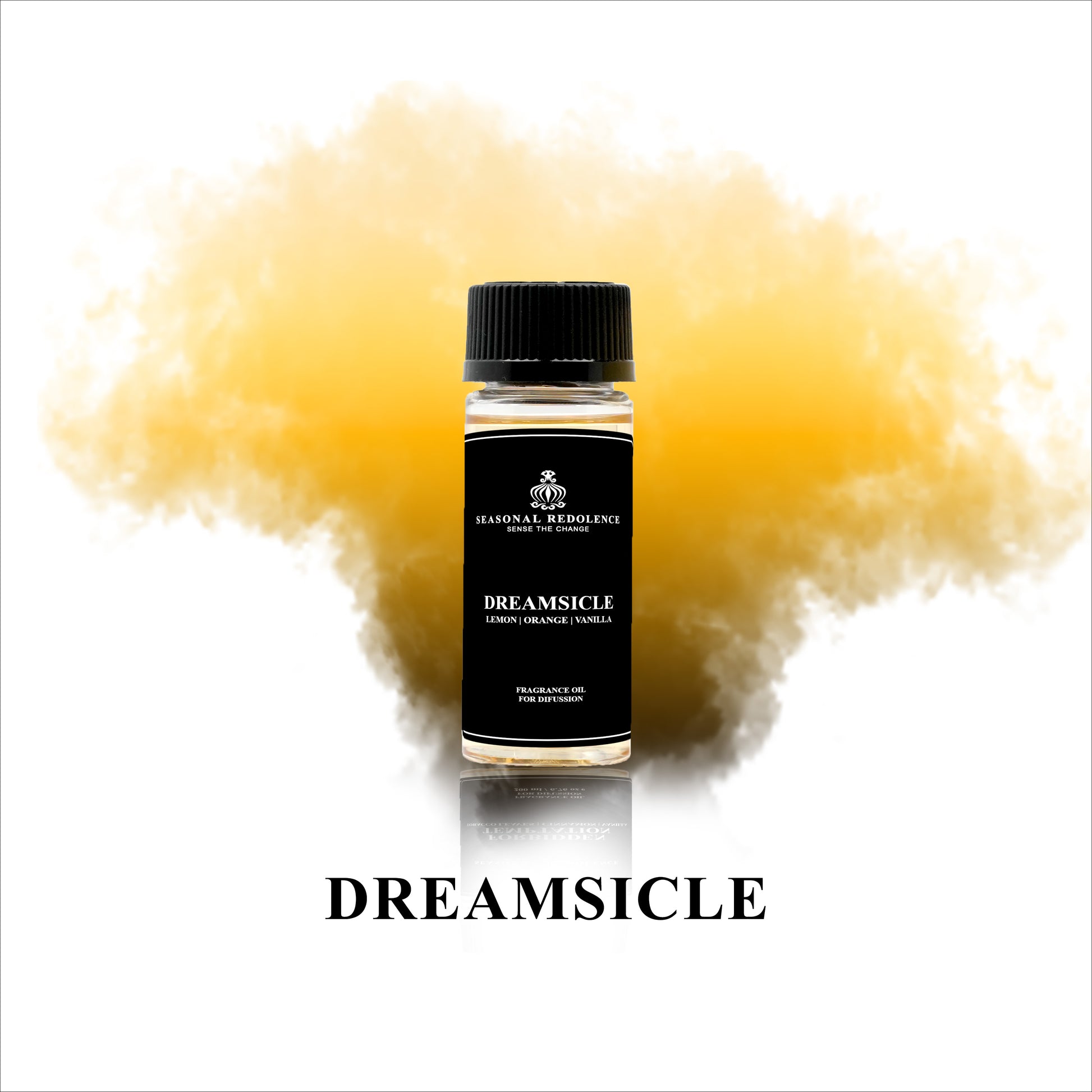 Indulge in the luxurious scent of Dreamsicle. Its top notes of aldehyde, lemon, lime, and orange juice create a fresh and invigorating aroma, while its middle notes of pineapple and floral add a touch of tropical sweetness. The base notes of hazelnut, vanilla, caramel, and sandalwood provide a warm and comforting finish. Elevate your space with this exclusive fragrance.