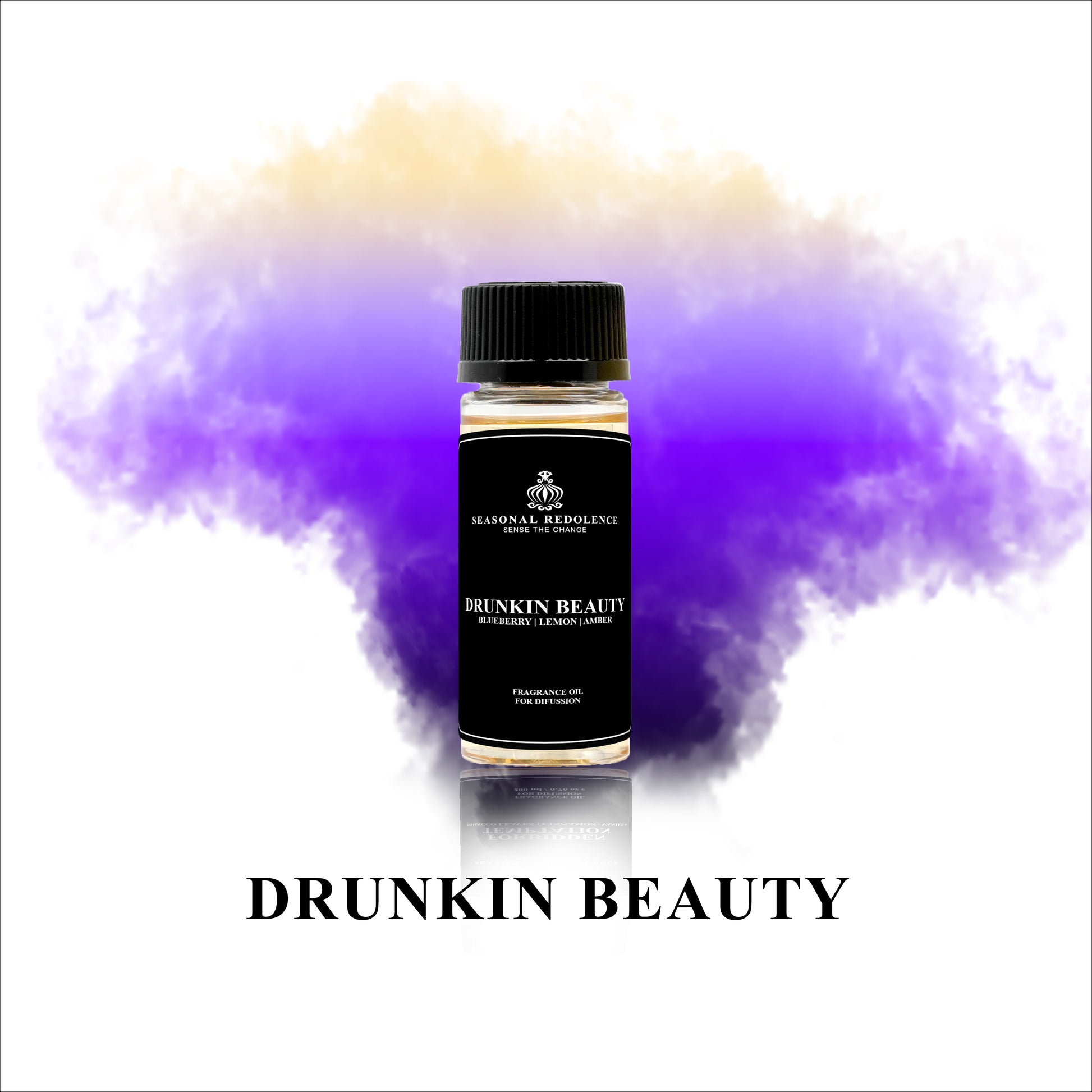 Experience a sophisticated and exclusive scent with Drunken Beauty Luxury Fragrance Diffuser Oil. Let the top notes of bitter orange leaf, blueberry, and lemon transport you to a world of luxury. The middle notes of lily of the valley, violet, and raspberry add a touch of elegance, while the base notes of musk and amber provide a lasting, indulgent finish. Elevate any space with this opulent fragrance.