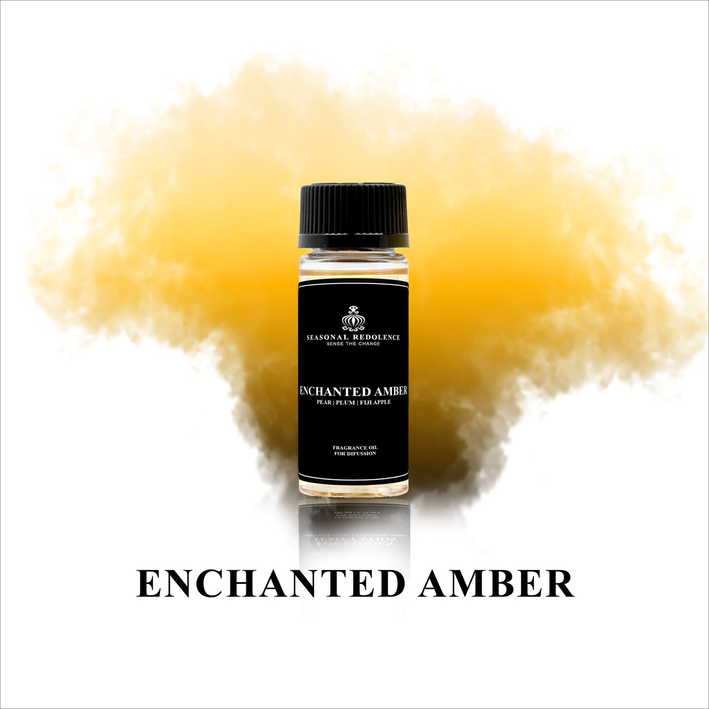 Indulge in the refined elegance of our Enchanted Amber Luxury Fragrance Diffuser Oil. This sophisticated blend opens with crisp top notes of pear, plum, and apple, gracefully transitioning to a romantic heart of cherry blossom, rose, lily, and mimosa. The composition settles into a warm, sensual base of amber, musk, and wood that lingers beautifully throughout your space.