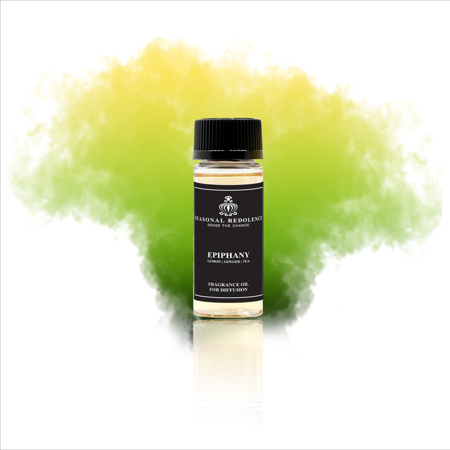 EPIPHANY begins with a vibrant blend of citron, lemon, and orange, offering a refreshing and energizing opening. Its heart combines the delicate sweetness of orange blossom oil with warm ginger and cinnamon, adding depth and spice. The fragrance settles into a refined base of tea, curdlanolic ether, frankincense, and myrrh, creating a sophisticated, contemplative finish that lingers elegantly.