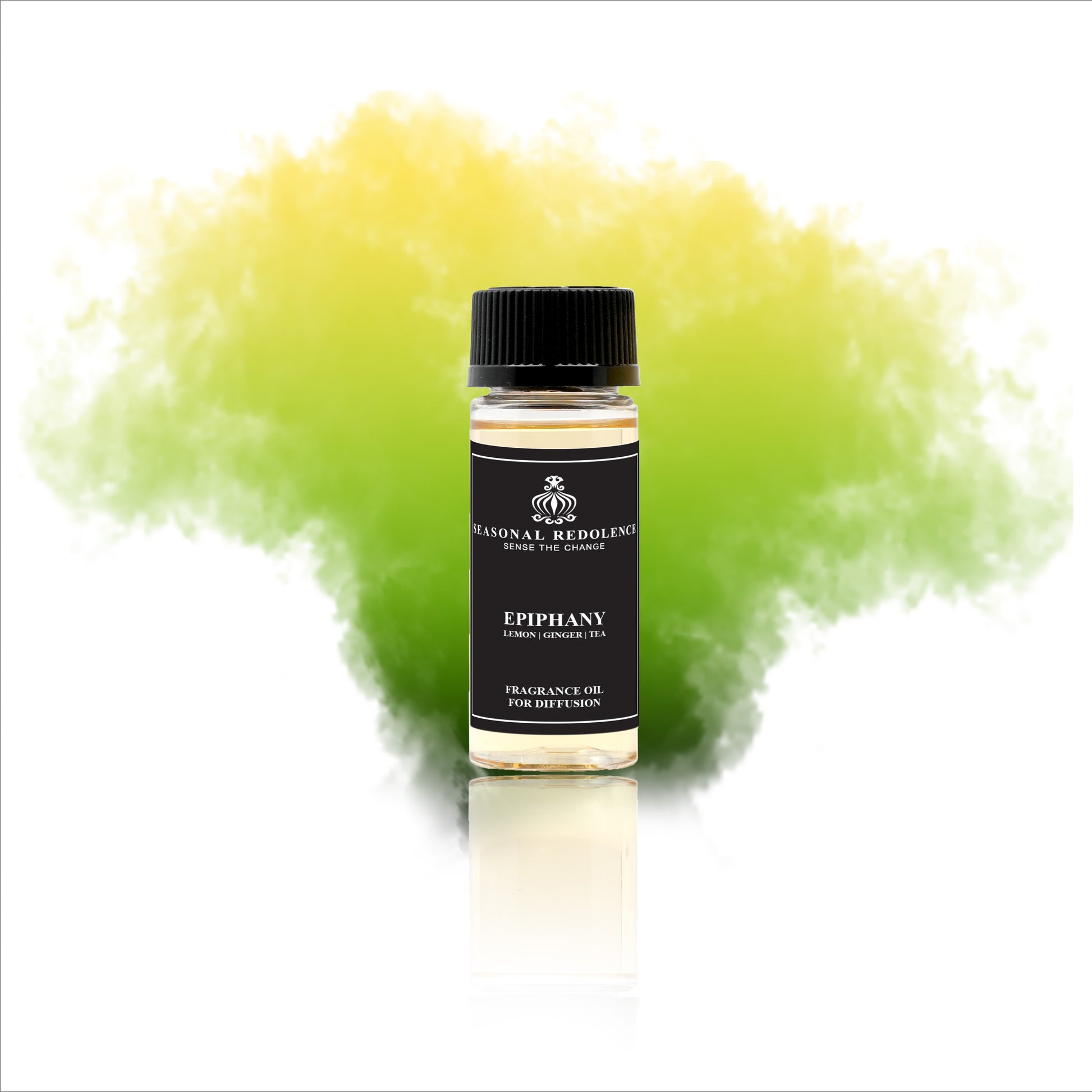 EPIPHANY begins with a vibrant blend of citron, lemon, and orange, offering a refreshing and energizing opening. Its heart combines the delicate sweetness of orange blossom oil with warm ginger and cinnamon, adding depth and spice. The fragrance settles into a refined base of tea, curdlanolic ether, frankincense, and myrrh, creating a sophisticated, contemplative finish that lingers elegantly.