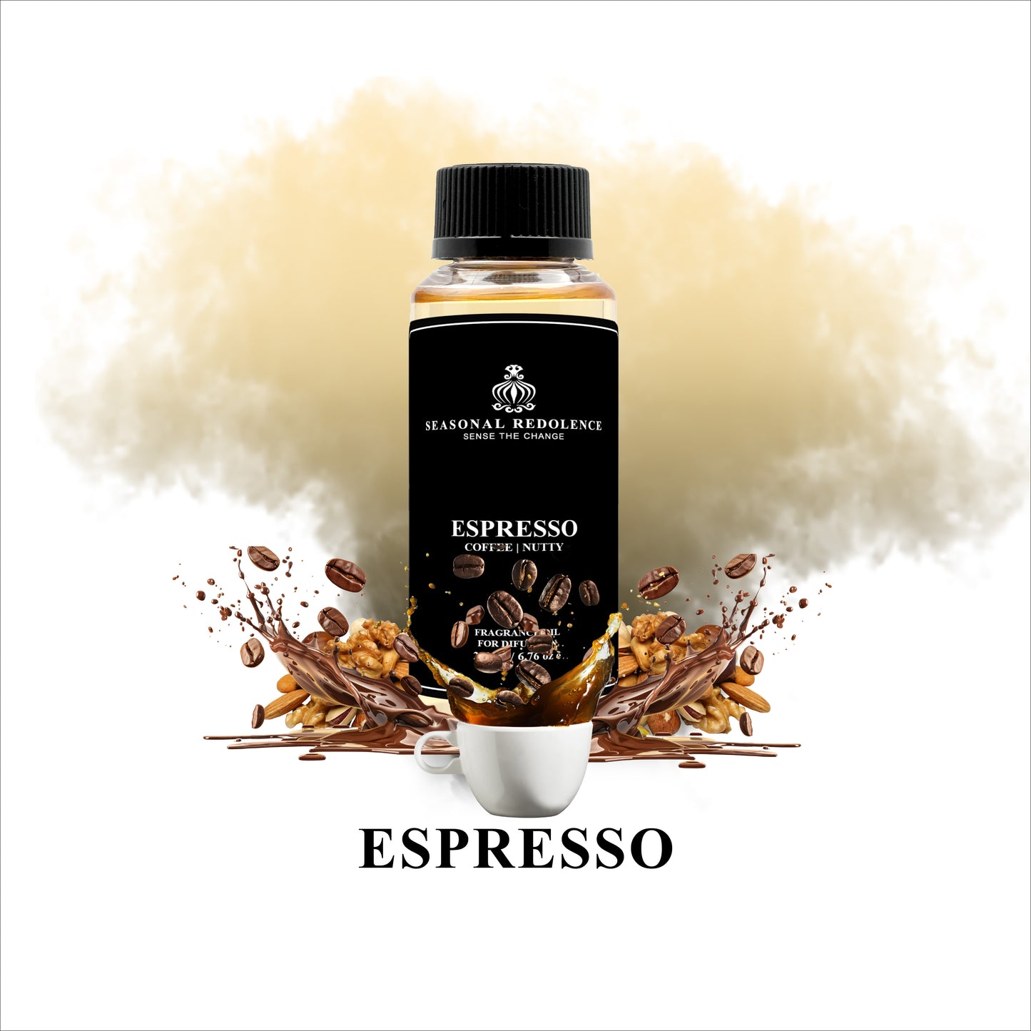 Elevate your senses with our Espresso Luxury Fragrance Diffuser Oil. Luscious layers of coffee accords perfectly blend together to create an indulgent aroma that will awaken your mind. Savor the rich notes of nutty nuances as you indulge in the bold and invigorating scent of our top-quality coffee fragrance. Transform your space into a luxurious coffee paradise with our premium oil.