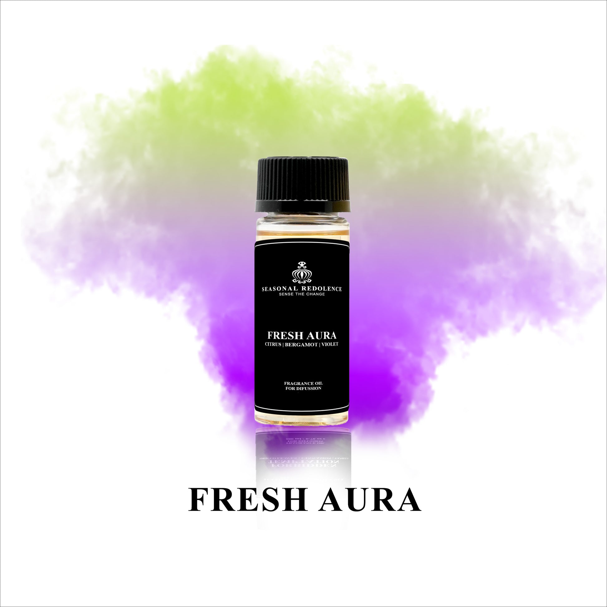 Indulge in the luxurious scents of Fresh Aura fragrance diffuser oil, inspired by Marriott. Let the refreshing notes of citrus, bergamot, and green tea invigorate your senses, while hints of jasmine, violet, and cypress transport you to a tranquil oasis. The perfect blend of amber and musk will leave you feeling refreshed and rejuvenated. Elevate your home with this exquisite fragrance.