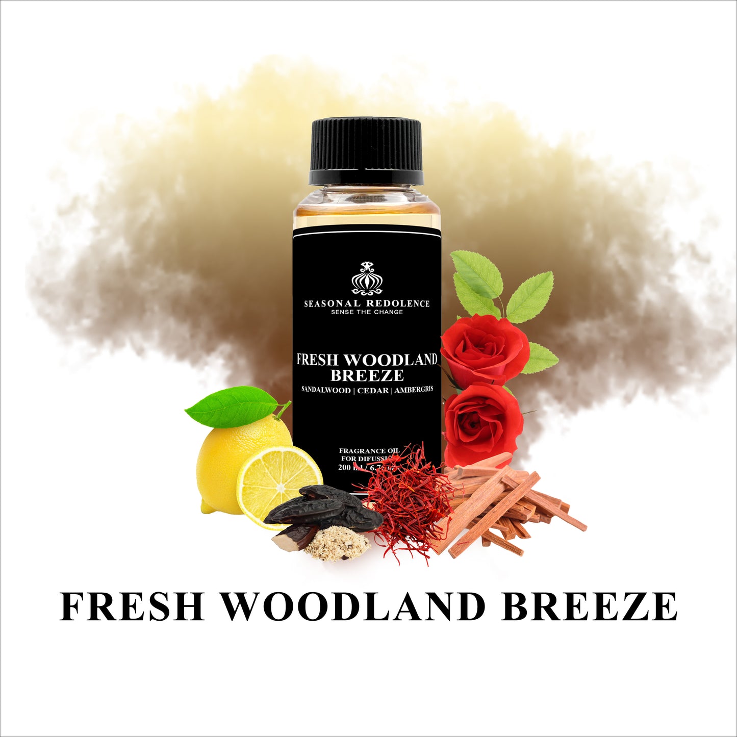 Experience the refreshing scent of Fresh Woodland Breeze with our Luxury Fragrance Diffuser Oil. Formulated with top notes of lemon, middle notes of rose, tonka bean and saffron, and base notes of sandalwood, cedar, and ambergris. Indulge in the perfect blend of citrus, floral, and woody scents for a calming and invigorating fragrance.