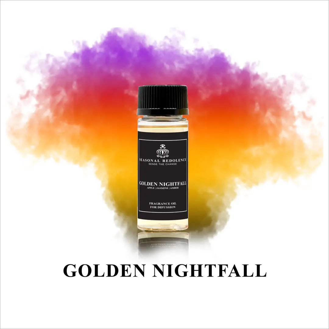 Golden Nightfall captures the essence of refined elegance with a meticulously crafted fragrance journey. The opening unfolds with crisp apple and delicate bellflower, transitioning into a heart of jasmine, white rose, and bamboo that evokes timeless sophistication. The base settles into warm cypress, amber, musk, and cedar, creating a luxurious finish that lingers gracefully.