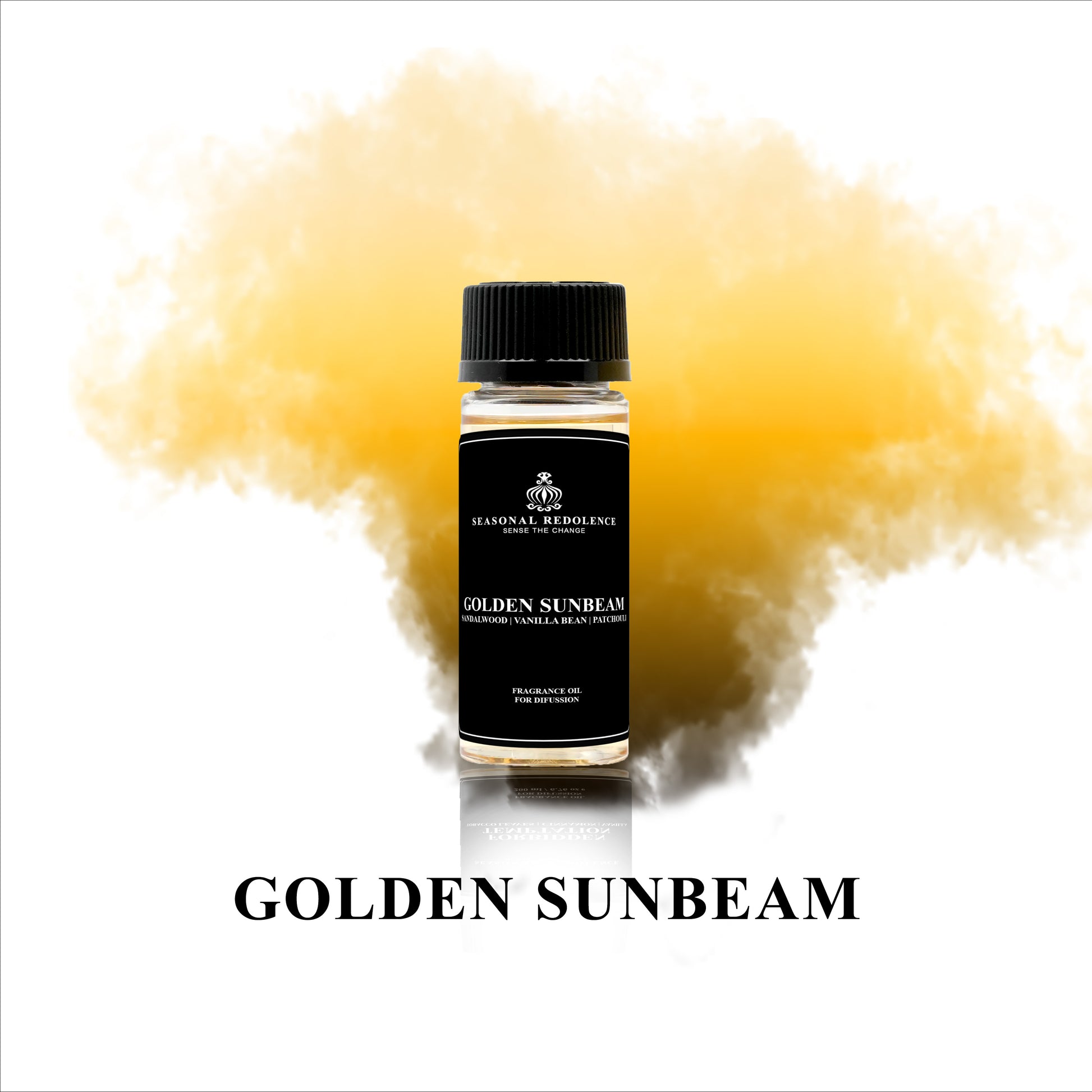 Introducing our Golden Sunbeam fragrance oil! With notes of white peach, bergamot, and lilac, this luxurious diffuser oil will fill your home with a warm and inviting scent. The middle notes of ylang ylang, calone, and cyclame add a beautiful floral touch, while the base notes of musk, sandalwood, vanilla bean, and patchouli provide a long-lasting and comforting aroma. Transform your space into an oasis with this irresistible fragrance oil.
