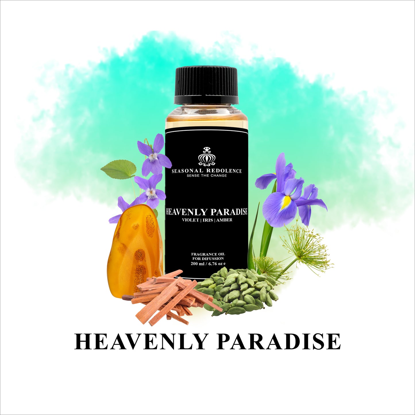 Indulge in the opulent scent of Heavenly Paradise Luxury Fragrance Diffuser Oil. Let the top notes of violet, iris, and cardamom transport you to a blissful paradise, while the heart of cedar, leather, and papyrus add a touch of sophistication. The base notes of sandalwood and amber evoke a sense of luxury and elegance. Elevate your space with this heavenly fragrance.