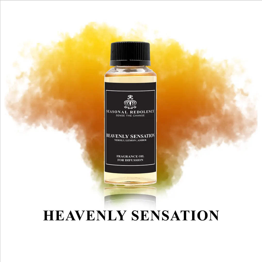 Heavenly Sensation captures the essence of refined elegance with its meticulously layered fragrance composition. The opening unfolds with bright lemon, basil, mint, and citrus notes that invigorate the senses. A sophisticated heart of neroli, lily of the valley, green tea, and water creates a delicate, airy middle that lingers gracefully. The composition settles into a warm, sensual base of amber, moss, and musk that anchors the entire experience.