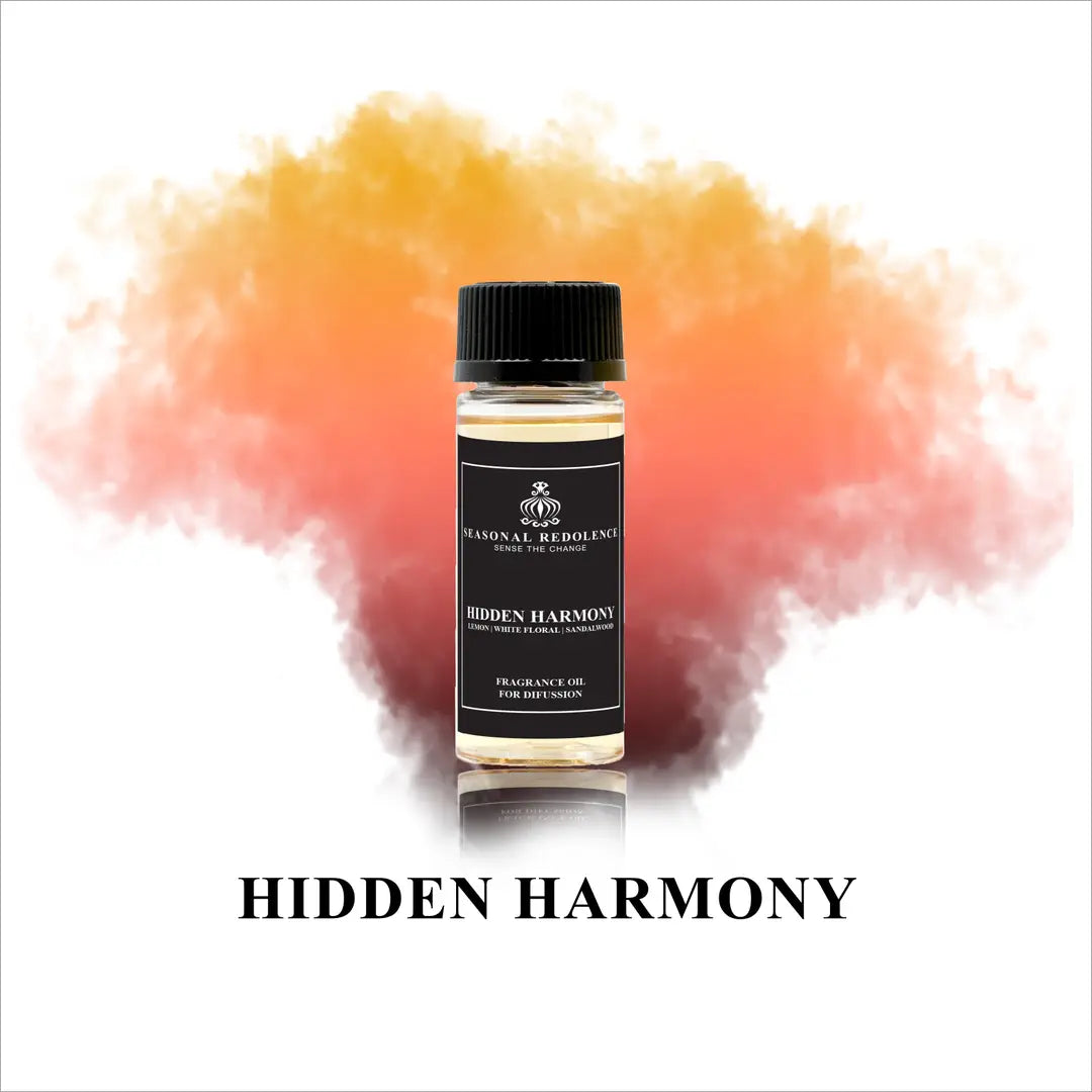 Hidden Harmony captures the essence of refined elegance with a meticulously layered fragrance composition. The opening bursts with vibrant citrus notes—lemon, mandarin, and grapefruit—brightened by crisp green accords and warming ginger. A sophisticated heart of white florals, rose, and orris unfolds gracefully, creating an intoxicating floral bouquet. 