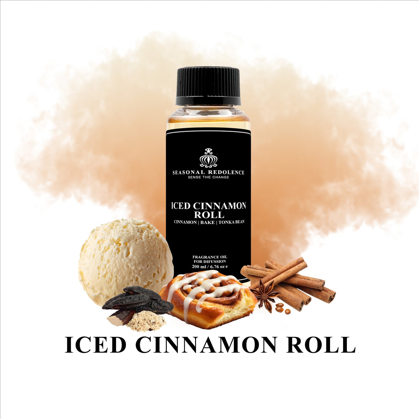 Indulge in the warm and inviting aroma of our Iced Cinnamon Roll Luxury Fragrance Diffuser Oil. With notes of cinnamon, baked goods, and cloves, this oil will fill your space with the comforting scents of a fresh-baked cinnamon roll. The sweet hints of vanilla, caramel, and ambergris add a touch of decadence to this luxurious fragrance. Transform any room into a cozy and inviting space with just a few drops of this high-quality diffuser oil.