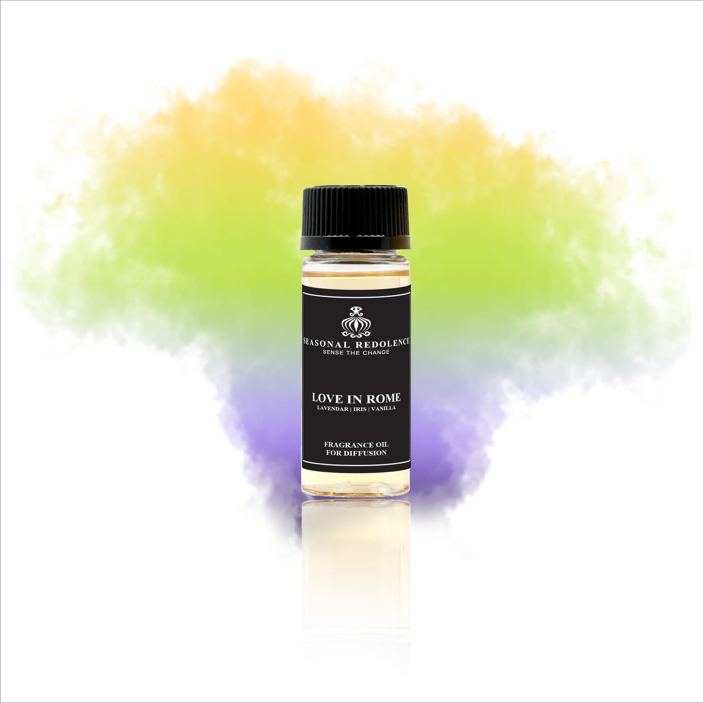 LOVE IN ROME opens with soothing lavender and bright bergamot, creating a calming yet uplifting introduction. Its heart features an elegant blend of iris, jasmine, and rose, adding a timeless floral richness. The fragrance settles into a warm, sophisticated base of vanilla, coumarin, sandalwood, licorice, benzoin, and patchouli, lending depth and complexity that captivates throughout the day. Ideal for those who desire a refined and memorable scent experience.