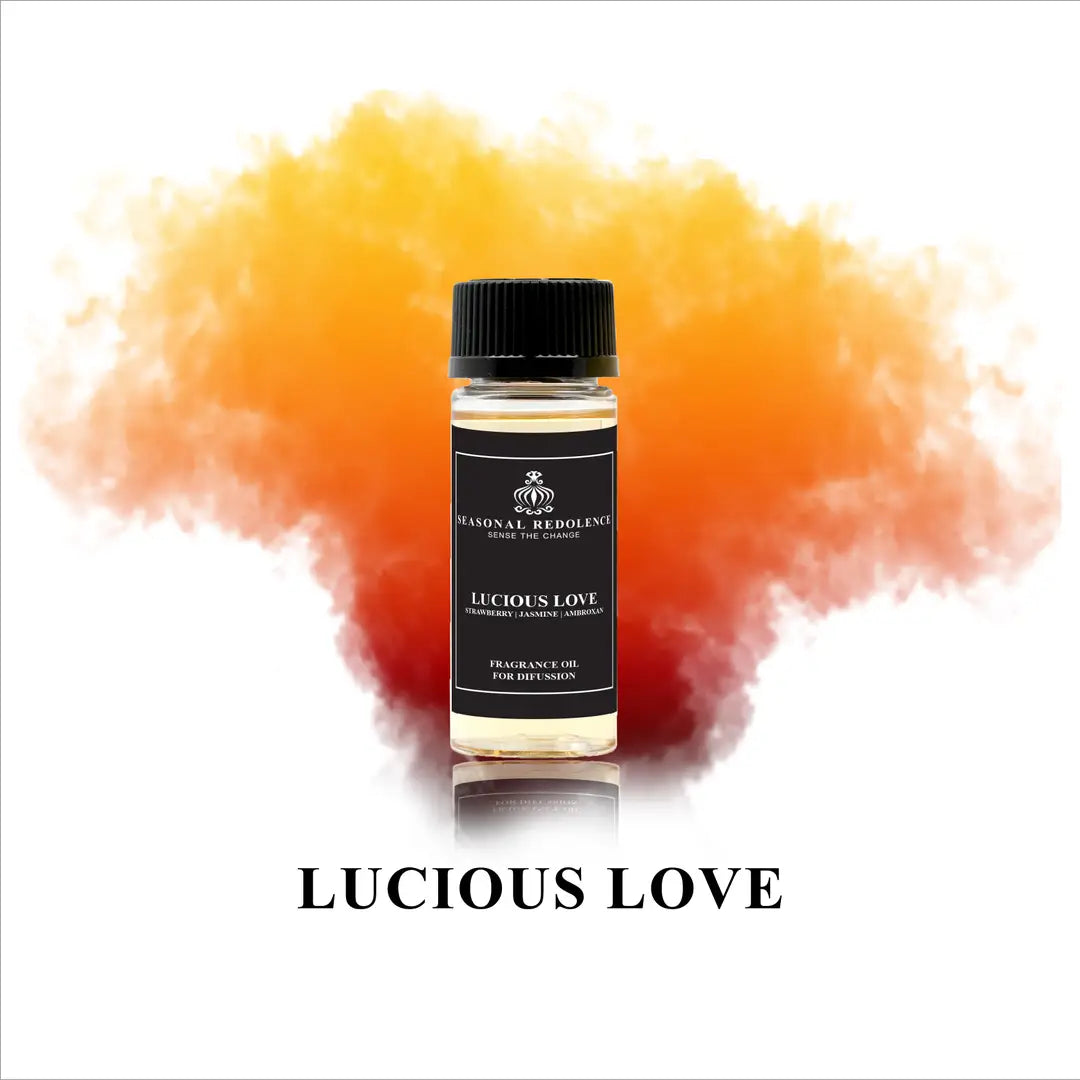 Transform your space with this luxurious home diffuser oil, where vibrant top notes of strawberry, black currant, raspberry, and peach create an inviting opening. The heart reveals delicate jasmine and rose, adding elegance and depth. A sophisticated base of ambroxan, musk, and sandalwood provides a warm, lingering finish that elevates any room. 