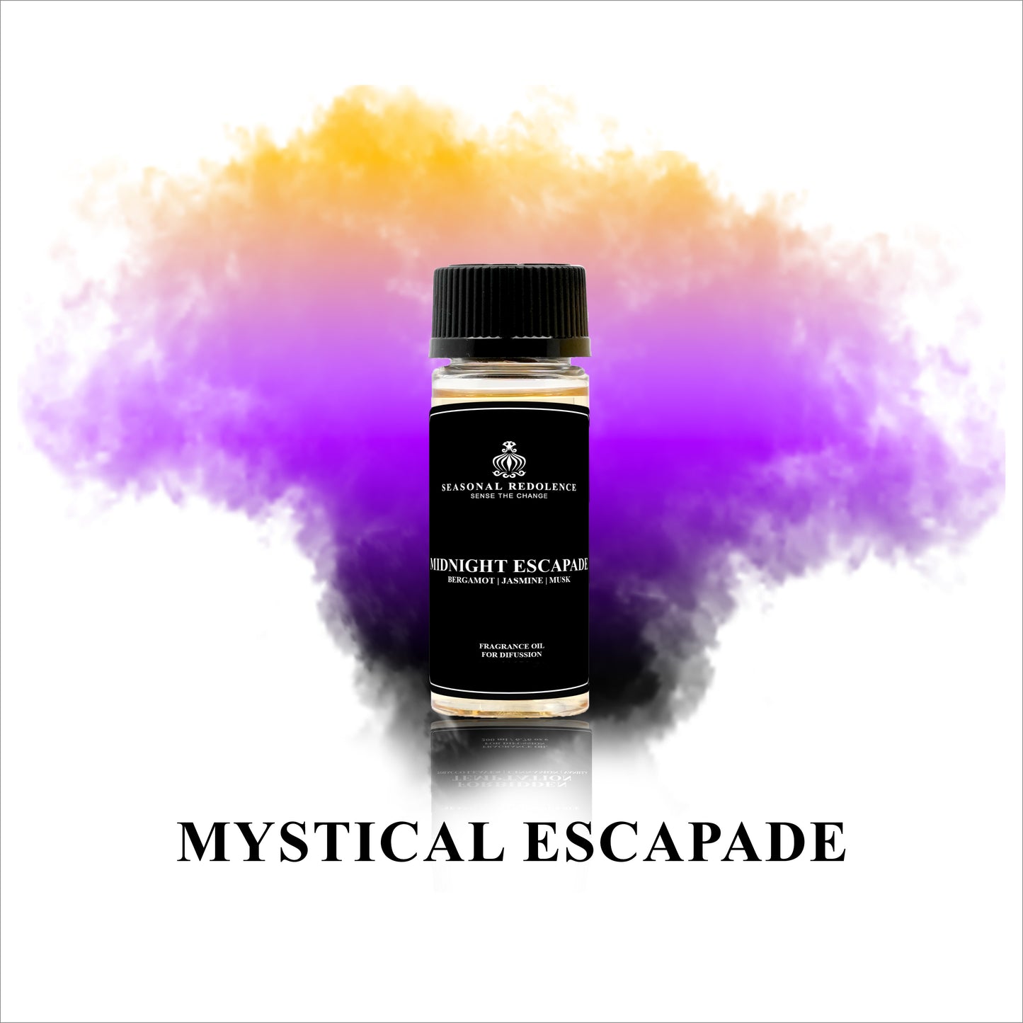 Indulge in the sophisticated and luxurious scent of Midnight Escapade. Inspired by the Ritz Carlton, our fragrance diffuser oil combines the refreshing notes of lemon bergamot and jasmine with the depth of marine and the warmth of amber and musk. Elevate your space with this captivating aroma.