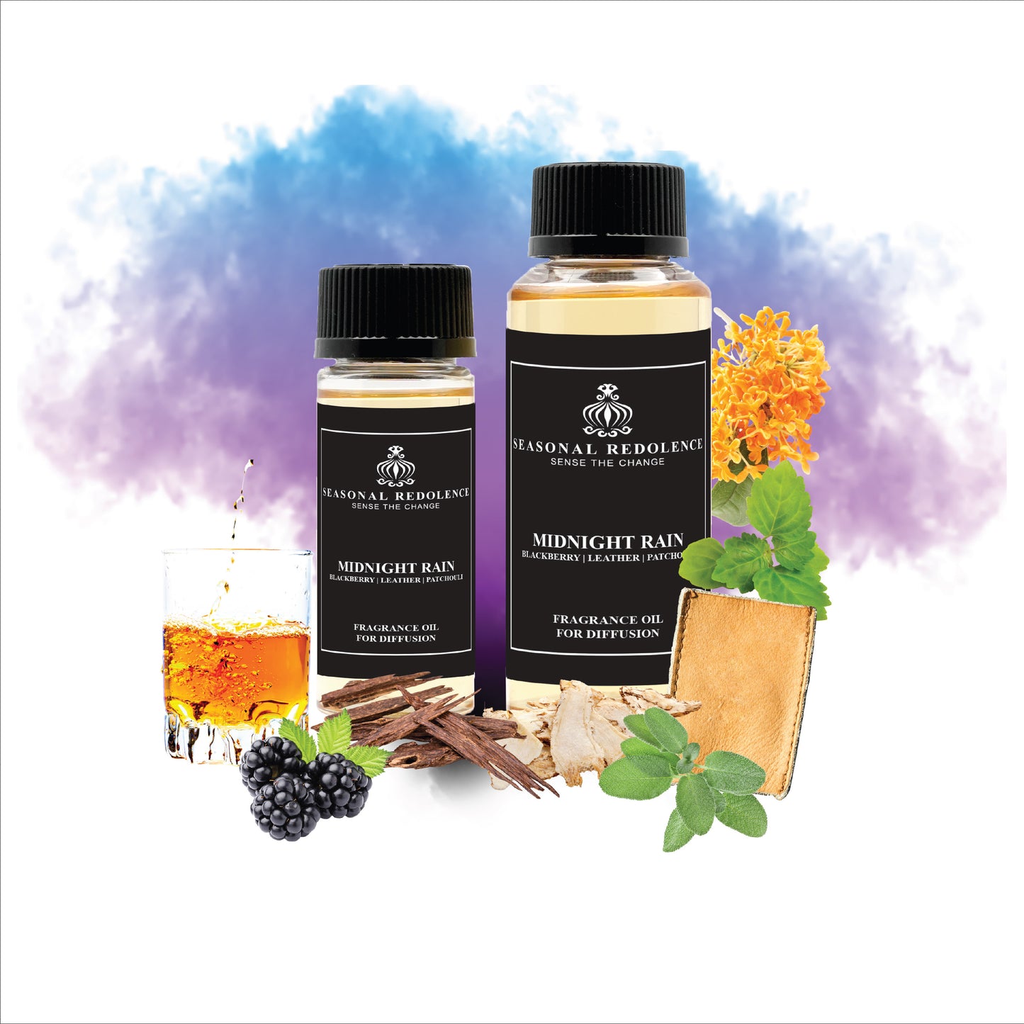 Midnight Rain Luxury Home Diffuser Scent Oil