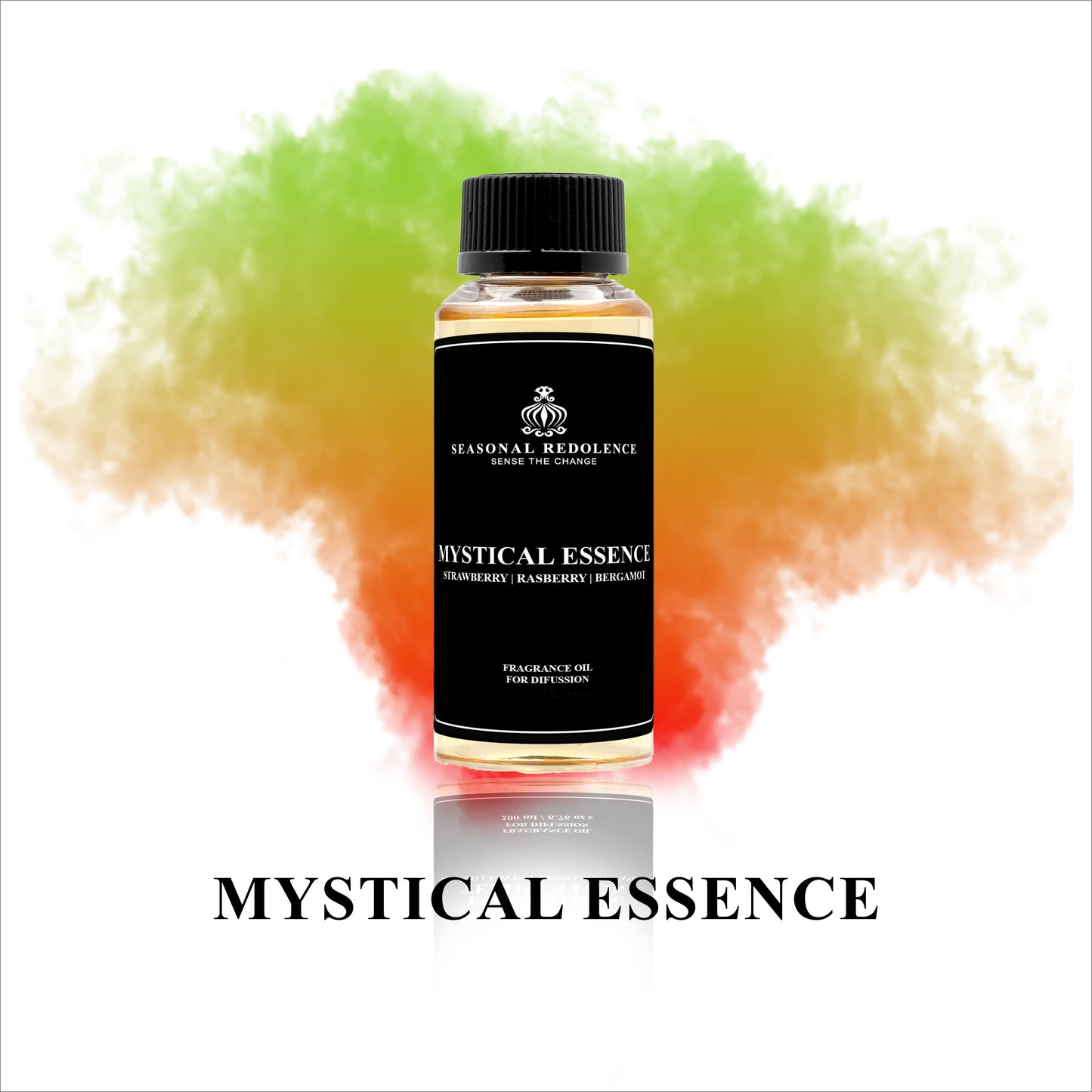 Experience the enchanting blend of fruity and floral notes with Mystical Essence Luxury Fragrance Diffuser Oil. Delight your senses with top notes of strawberry, raspberry, bergamot, and pear, complimented by middle notes of mandala, peony, orange blossom, and jasmine. The base notes of patchouli, musk, and ambroxide add depth and complexity to this luxurious scent. Elevate your space with this expertly crafted fragrance oil.