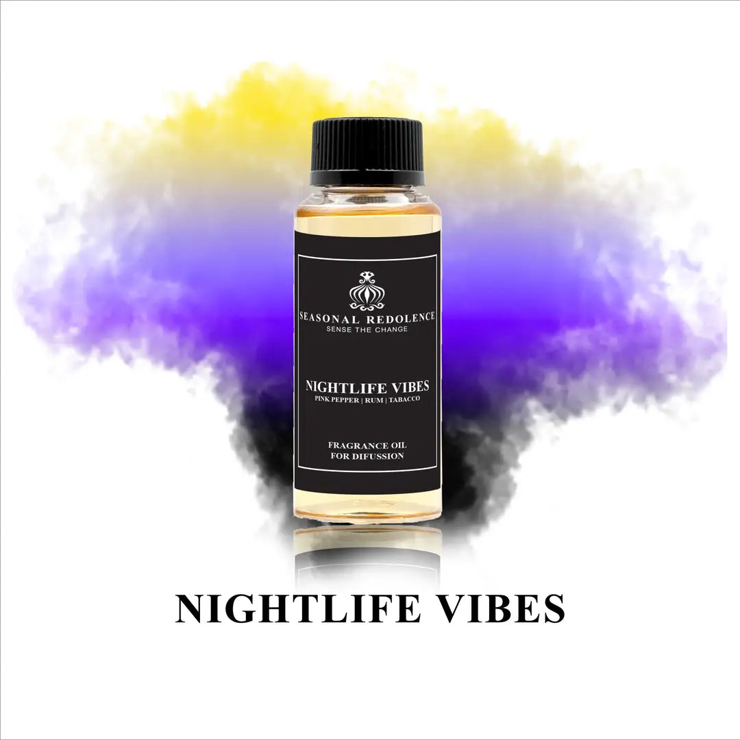 Nightlife Vibes captures the essence of urban elegance in a sophisticated fragrance journey. The opening bursts with vibrant pink pepper and neroli, brightened by zesty lemon notes that awaken the senses. A refined heart of rum and vetiver emerges, grounded by earthy sage for depth and complexity. 