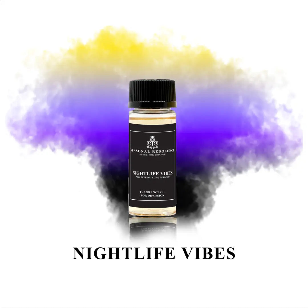 Nightlife Vibes captures the essence of urban elegance in a sophisticated fragrance journey. The opening bursts with vibrant pink pepper and neroli, brightened by zesty lemon notes that awaken the senses. A refined heart of rum and vetiver emerges, grounded by earthy sage for depth and complexity. 