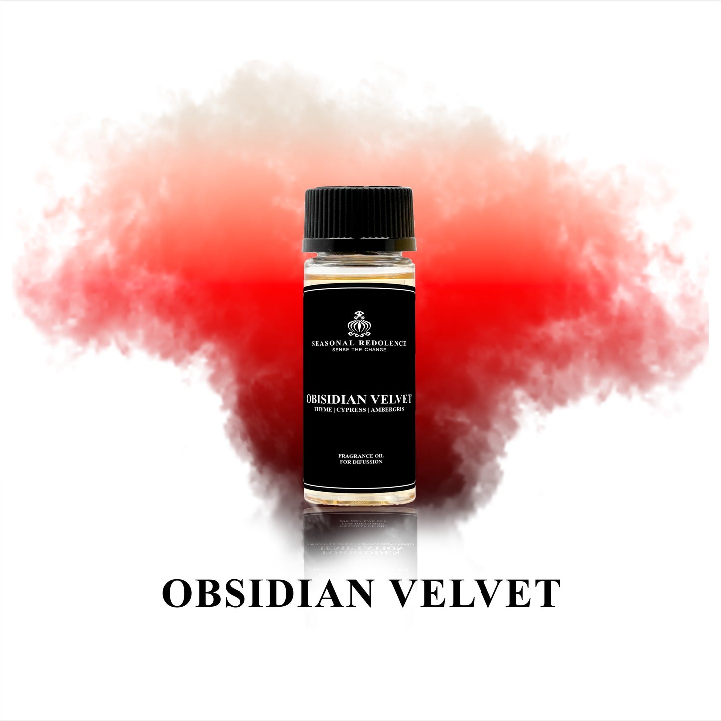 Experience the luxurious scent of Obsidian Velvet fragrance oil. With a blend of thyme and cypress at the top, rose, clove, and jasmine in the middle, and a base note of ambergris and musk, this oil provides an elegant and lasting aroma for your home or office. Elevate your senses with Obsidian Velvet.