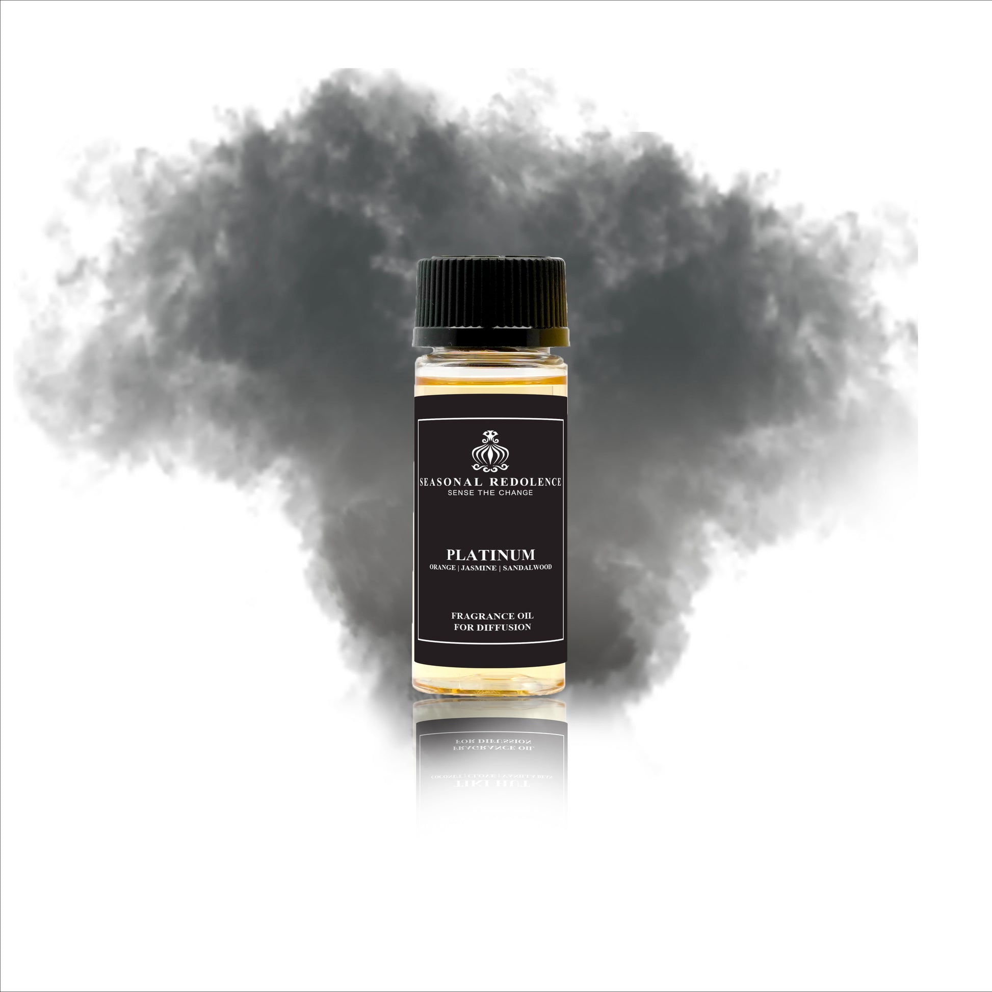 Platinum offers a refined blend of vibrant oranges and tangerines, unfolding into a delicate heart of jasmine, lily of the valley, magnolia, and rose. This elegant composition settles on a warm base of guaiac wood, sandalwood, and musk, creating a sophisticated fragrance that captivates with subtle depth and timeless charm.