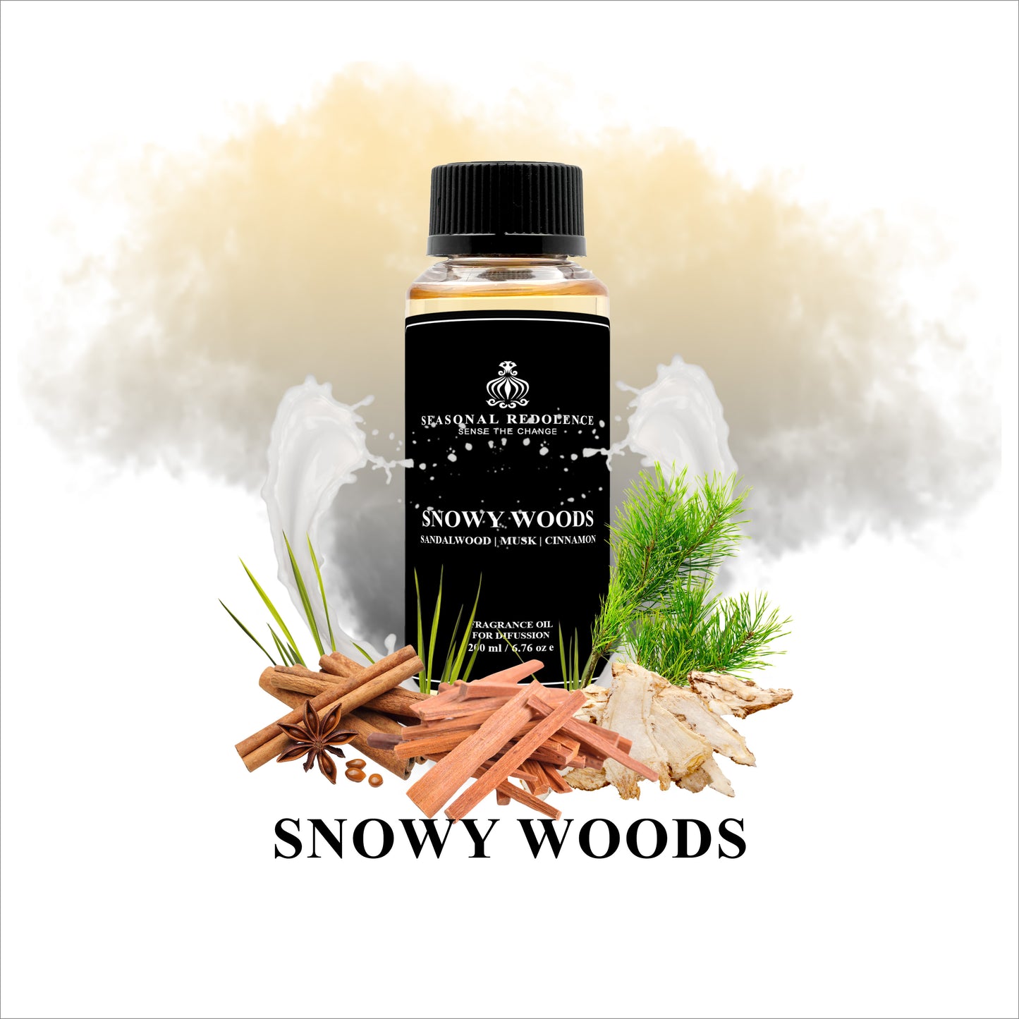 Experience the perfect blend of natural nuts, pine, and grass notes in our Snowy Woods Luxury Fragrance Diffuser Oil. Infused with cinnamon and bornol for a warm and inviting ambiance, complemented by rich milk, sandalwood, and musk undertones. Create a cozy and luxurious atmosphere in your home with this long-lasting and high-quality fragrance oil.