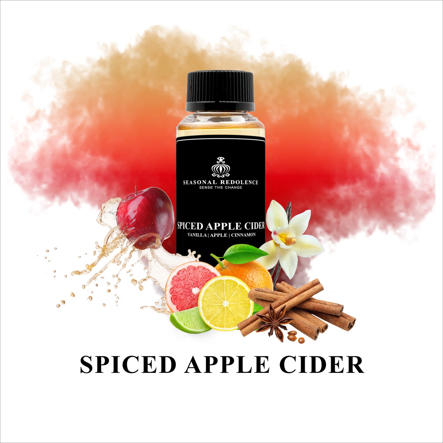 Experience the warm and inviting scents of Spiced Apple Cider with our Luxury Fragrance Diffuser Oil. Featuring a unique blend of aldehydes, citrus, lemon, apple, vanilla, and cinnamon, this diffuser oil will fill your home with the comforting and uplifting aroma of freshly-made apple cider. Perfect for creating a cozy and welcoming atmosphere.