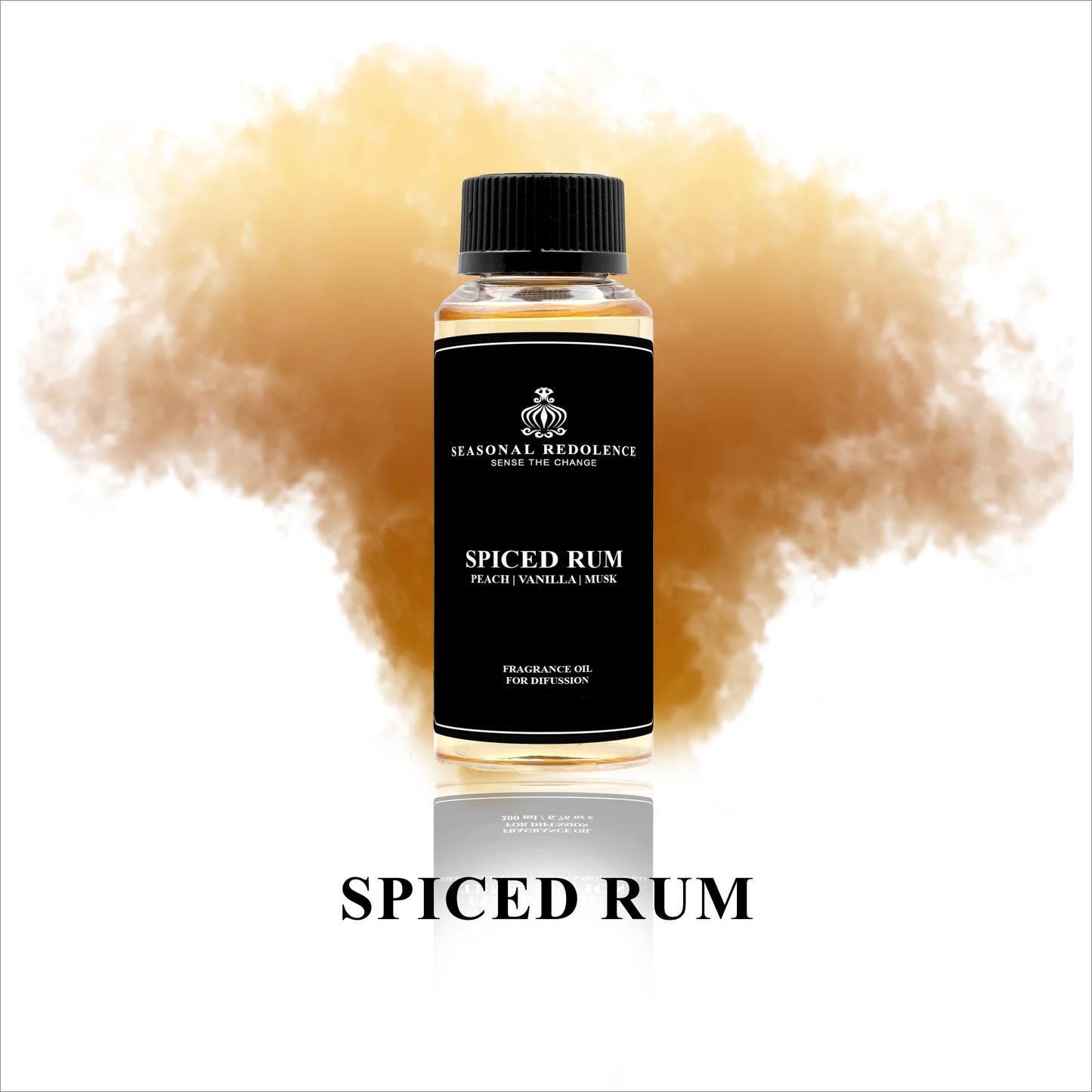Experience the decadent aroma of our Spiced Rum Luxury Fragrance Diffuser Oil. Indulge in top notes of crisp apple and warm cinnamon, complemented by middle notes of juicy pineapple and sweet pear. With a base of creamy peach, rich vanilla, subtle tonka, and sensual musk, this oil will add a touch of luxury to any room.