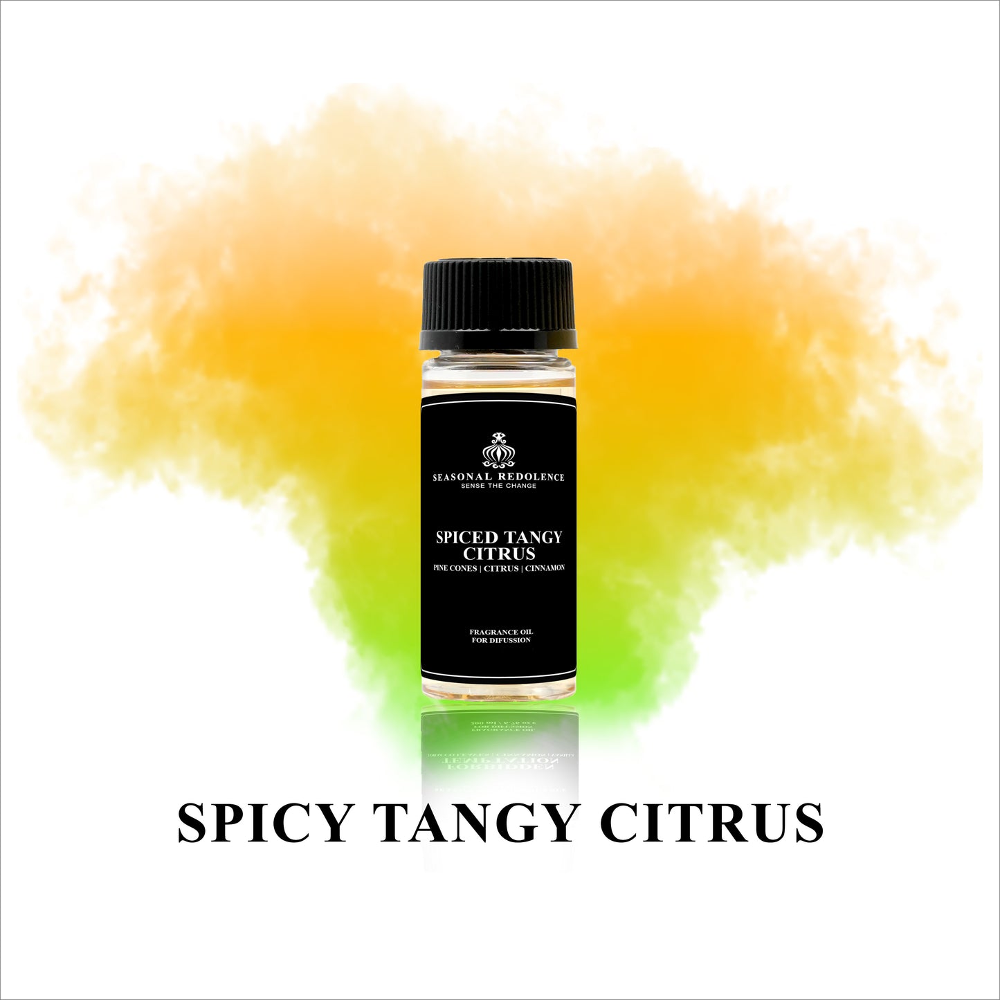 Transform your home into a luxurious oasis with our Spiced Tangy Citrus Luxury Fragrance Diffuser Oil. Pinecones and citrus top notes are blended with cinnamon and aldehyde middle notes, creating a warm and inviting atmosphere. Finished with vanilla and musk base notes for a long-lasting, indulgent scent.