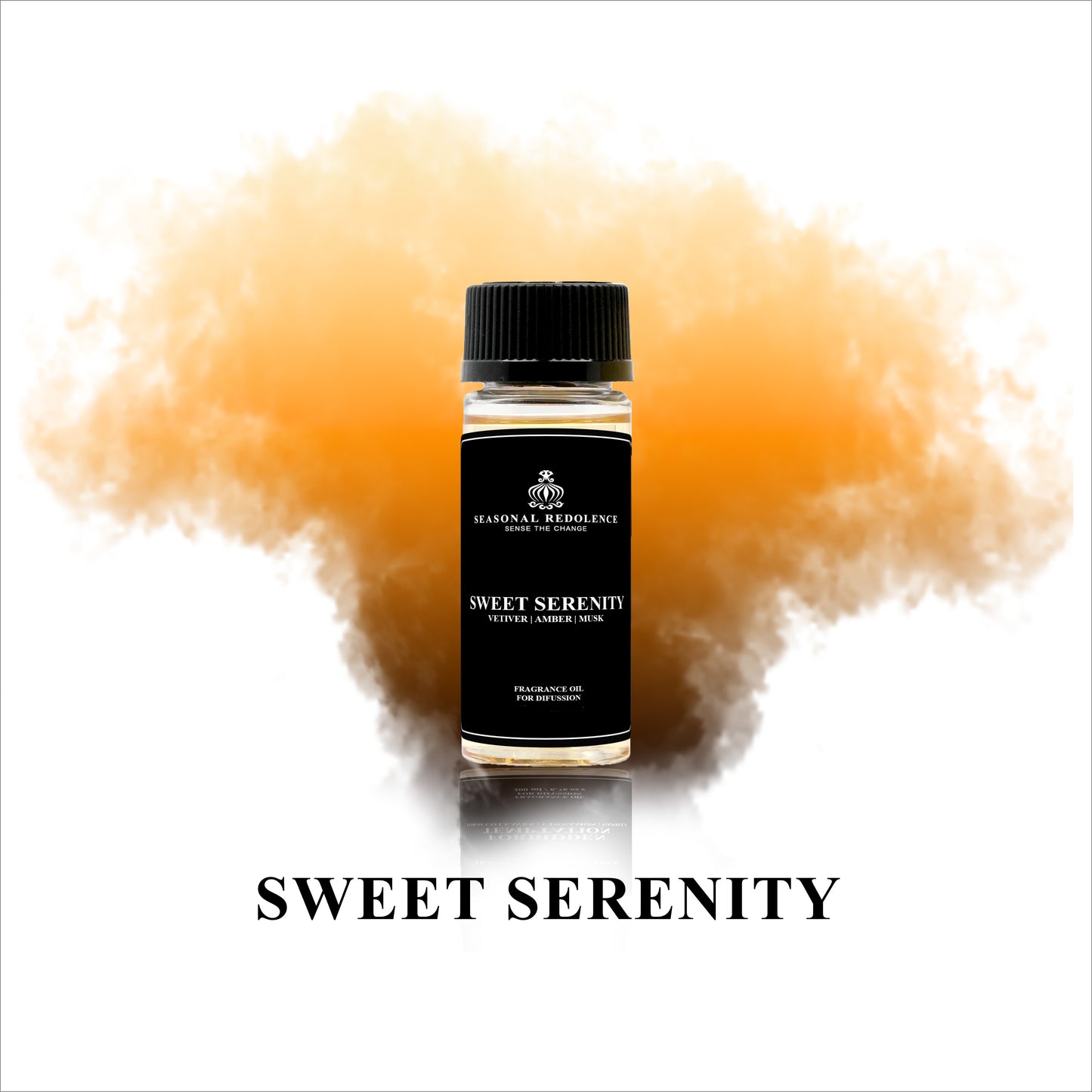 Experience luxury at home with Sweet Serenity Luxury Fragrance Diffuser Oil. It features top notes of leather, cardamom, and lemon, followed by a middle layer of sandalwood, cedarwood, and cinnamon, and a base note of vetiver, amber, and musk. Create a calming, inviting ambiance with this expertly crafted blend of scents.