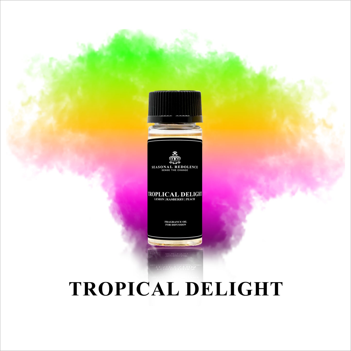 Indulge your senses in the refreshing scent of Tropical Delight Luxury Fragrance Diffuser Oil. Experience the top notes of zesty Orange and Lemon, complimented by the sweetness of Guava and Watermelon. With a heart of exotic Pineapple, Lily, Jasmine, and Violet, and a base of juicy Raspberry and Peach, this diffuser oil will transport you to a tropical paradise.