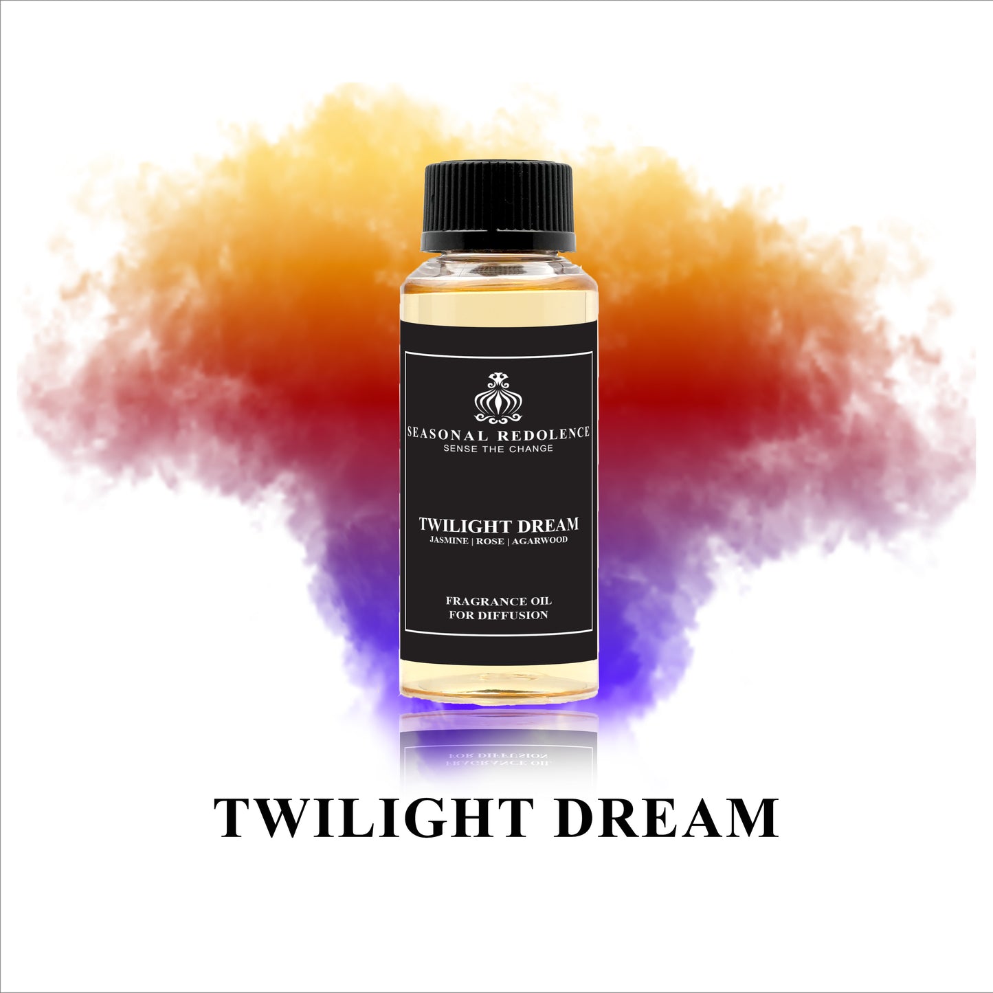 Experience the allure of Twilight Dream with its captivating blend of jasmine and orange blossom, accented by delicate notes of rose, cinnamon, and peach. As the scent settles, the luxurious base of agar wood, sandalwood, leather, and amber evokes a sense of mystery and sophistication. Indulge in this dreamy fragrance today.
