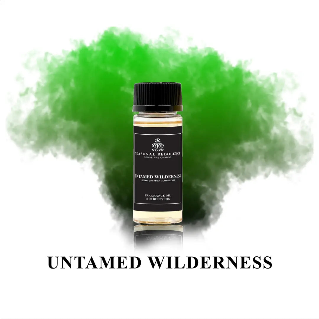 Untamed Wilderness captures the essence of raw elegance with a bold aromatic journey. Opening with bright lemon and pepper notes, the composition unfolds into a captivating heart of lavender, vetiver, and patchouli, enriched with geranium and olive balm for depth. The sophisticated base of ambergris and cedar wood creates a lasting impression that lingers throughout your space.
