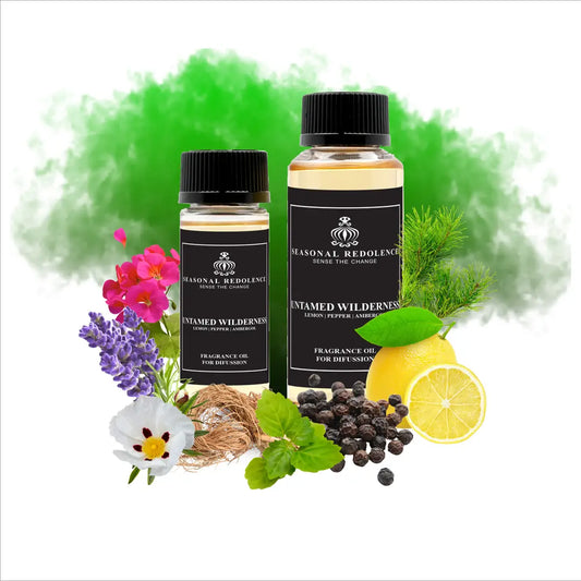 Untamed Wilderness captures the essence of raw elegance with a bold aromatic journey. Opening with bright lemon and pepper notes, the composition unfolds into a captivating heart of lavender, vetiver, and patchouli, enriched with geranium and olive balm for depth. The sophisticated base of ambergris and cedar wood creates a lasting impression that lingers throughout your space.