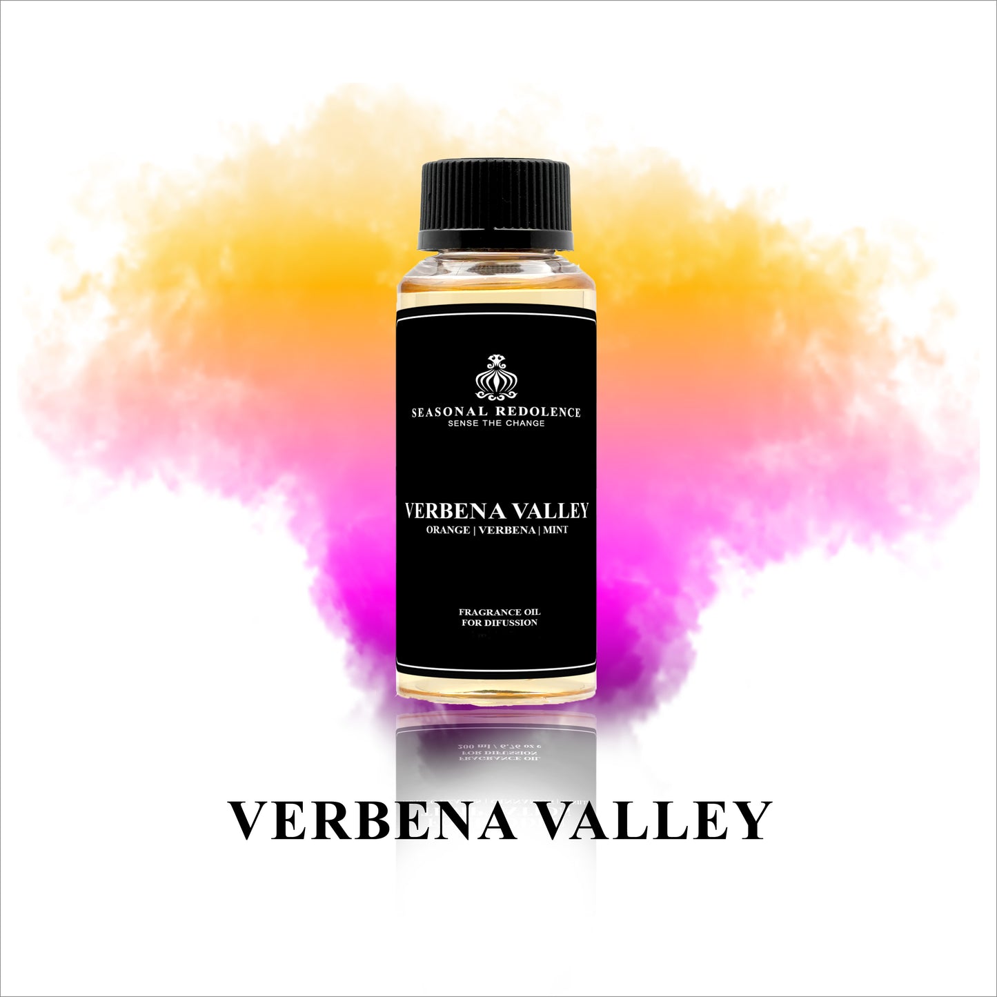 Indulge in the luxurious scent of Verbena Valley. Top notes of citrusy orange, refreshing verbena, and invigorating mint lead you to a heart of delicate lily of the valley and romantic jasmine. The warm and sensual base of amber and musk will envelope you in an exclusive and sophisticated fragrance experience.