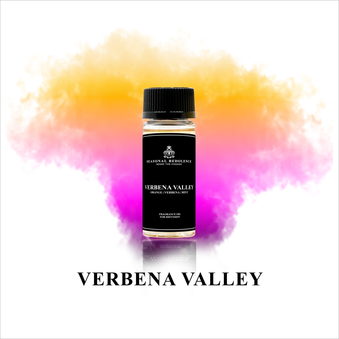 Indulge in the luxurious scent of Verbena Valley. Top notes of citrusy orange, refreshing verbena, and invigorating mint lead you to a heart of delicate lily of the valley and romantic jasmine. The warm and sensual base of amber and musk will envelope you in an exclusive and sophisticated fragrance experience.