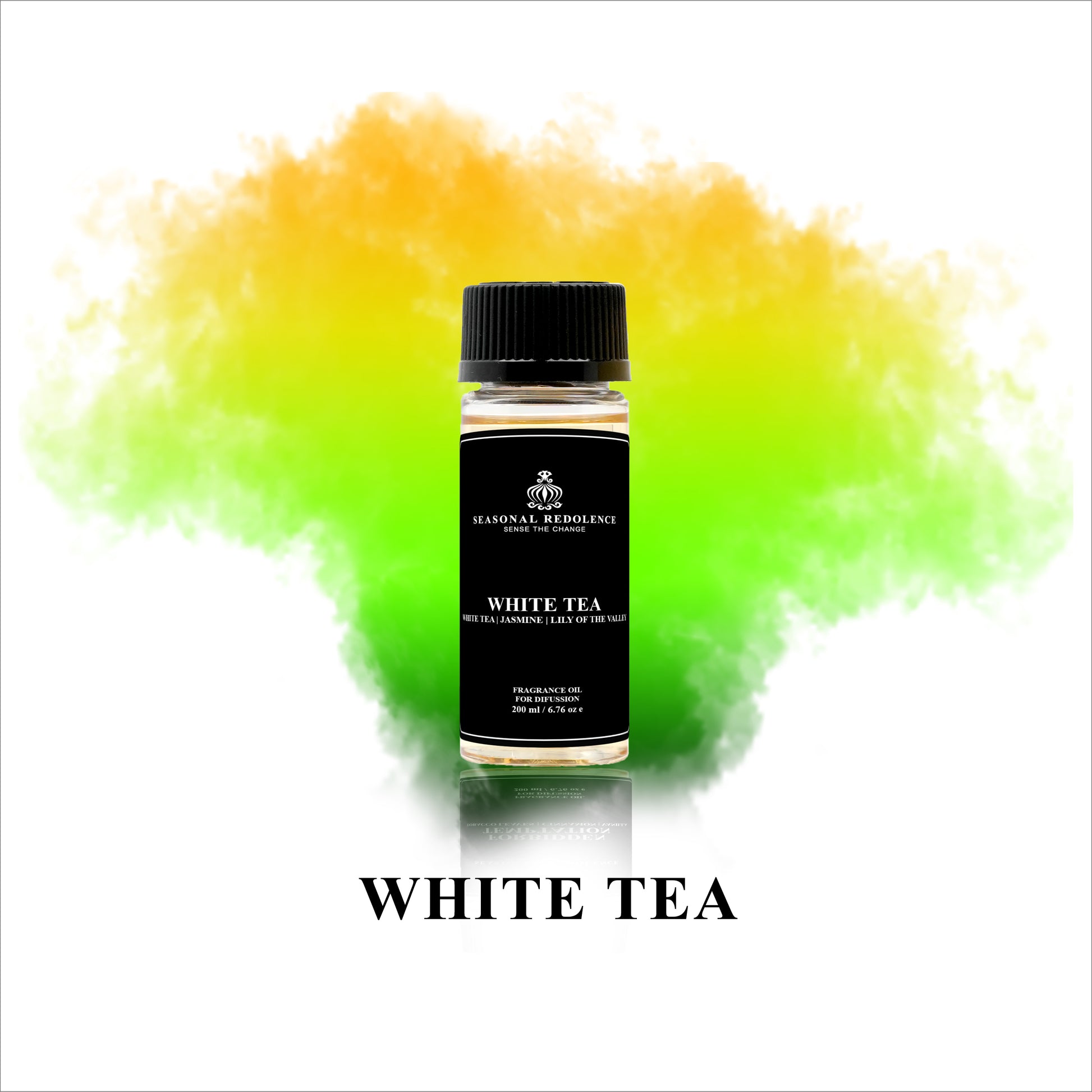 Indulge in the luxurious aromas of our White Tea Luxury Fragrance Diffuser Oil. With top notes of zesty lemon and white tea, the middle notes of delicate jasmine and lily of the valley envelop you in a serene and refreshing experience, while the base notes of musk, wood, and amber add a warm and sensual touch. Elevate the atmosphere in your home with this sophisticated and exclusive fragrance.